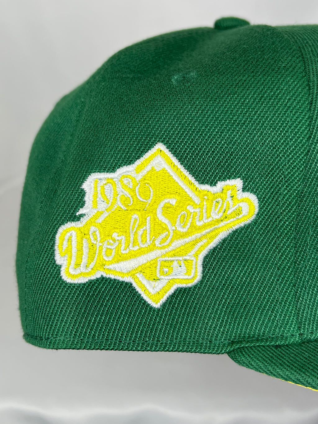 Oakland Athlethics MLB New Era 59FIFTY Fitted Hat 1989 World Series Patch