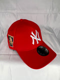 New York Yankees MLB New Era 9forty A-Frame Snapback 1953 World Series Patch - Red Edition