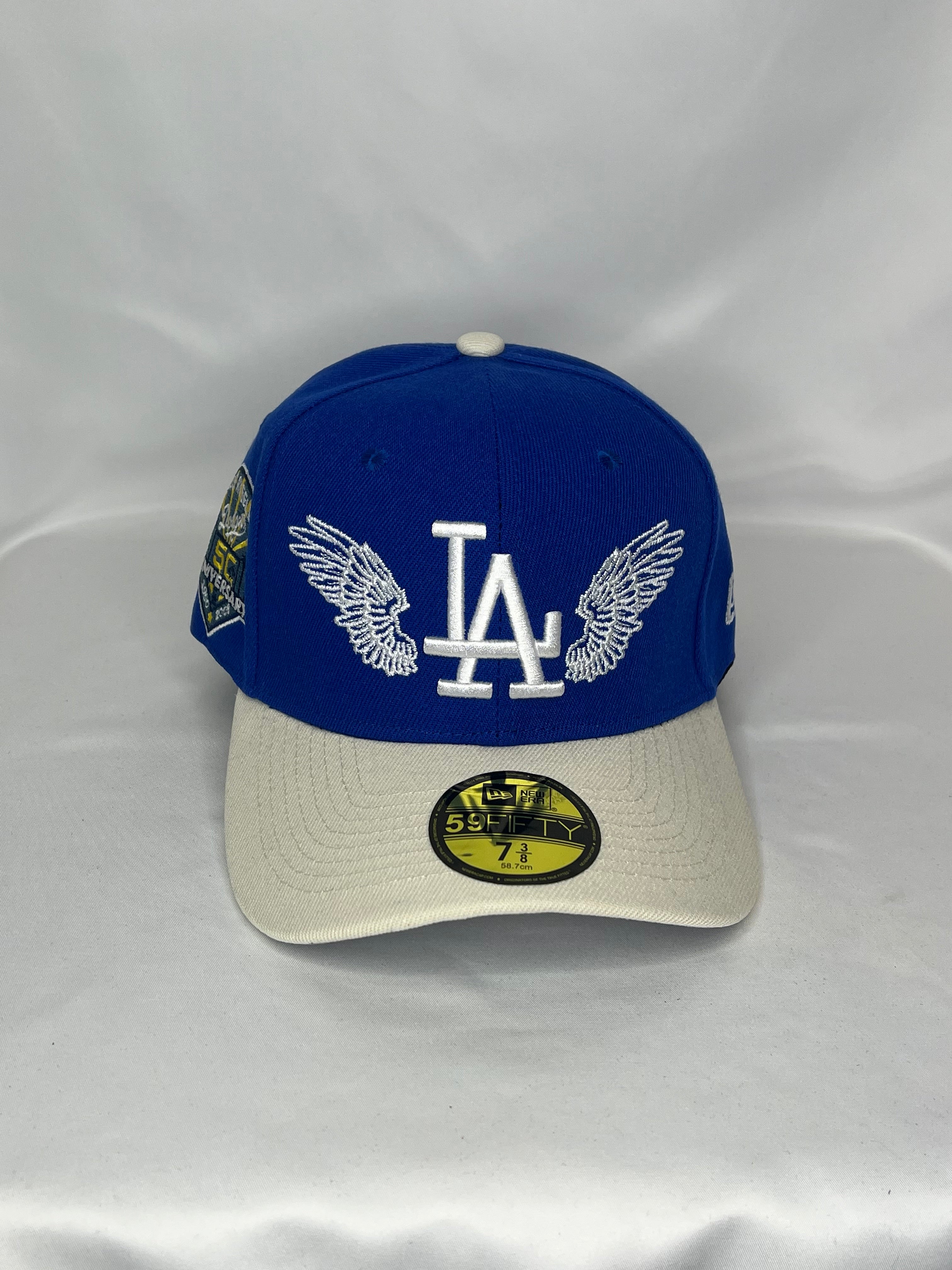 Los Angeles Dogers MLB New Era 59FIFTY Fitted Hat 50th Year Anniversary