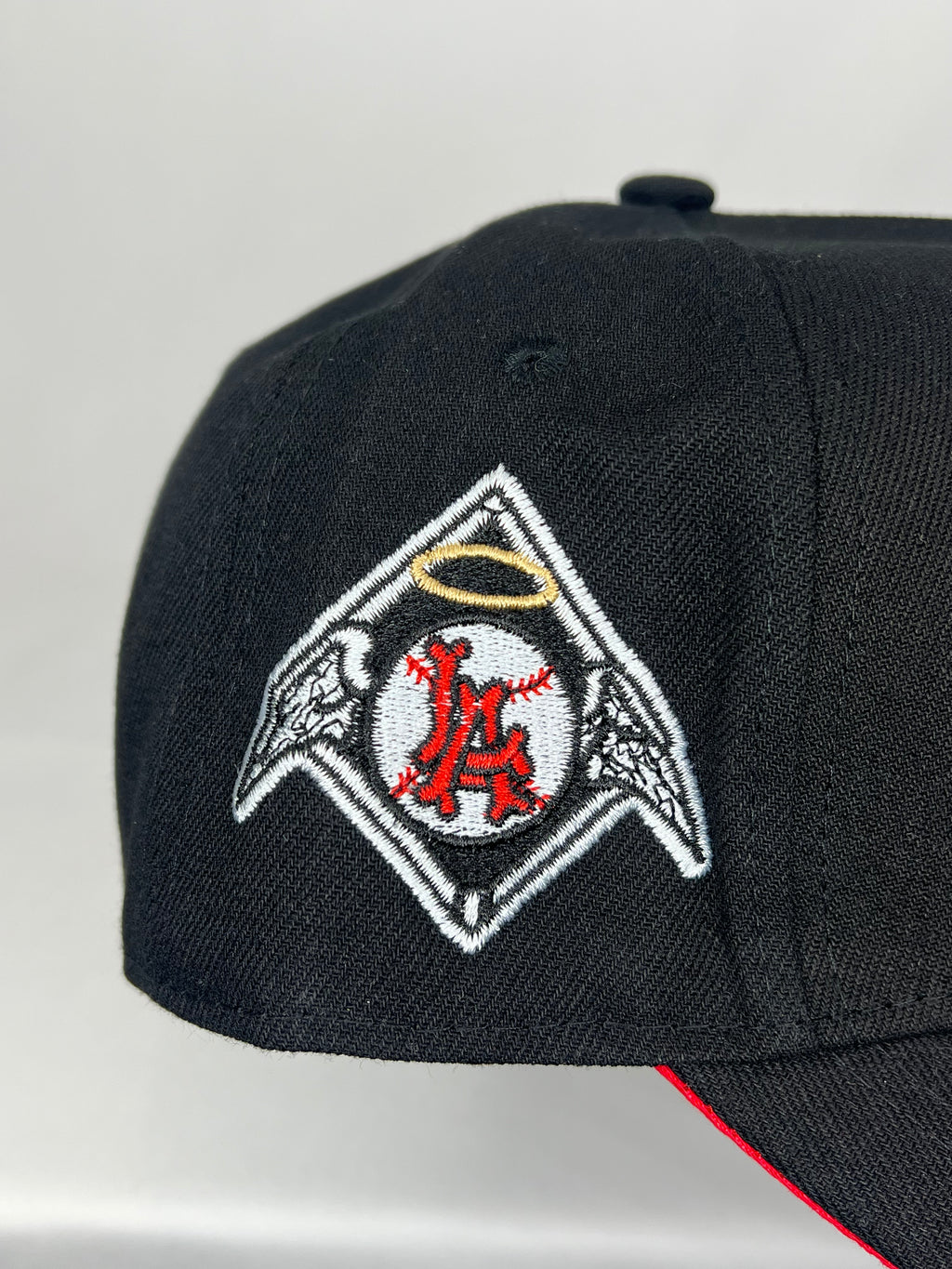 Los Angeles Angels MLB New Era 9Forty A-Frame Snapback Angels Logo Patch - Black