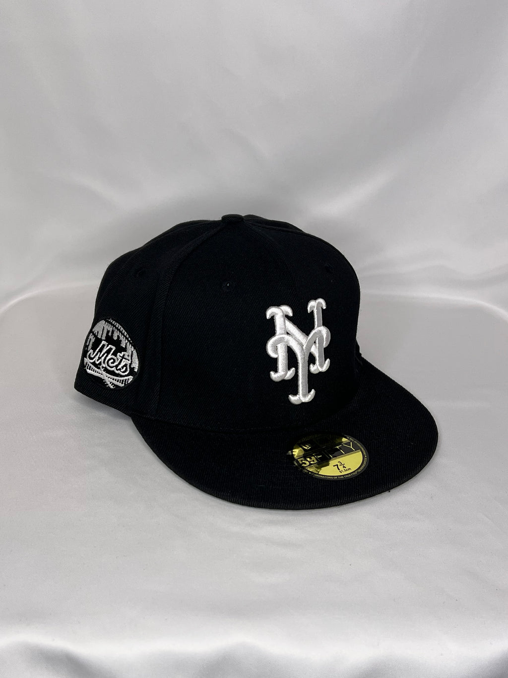 New York Mets MLB New Era 59FIFTY Fitted Hat Mets Patch