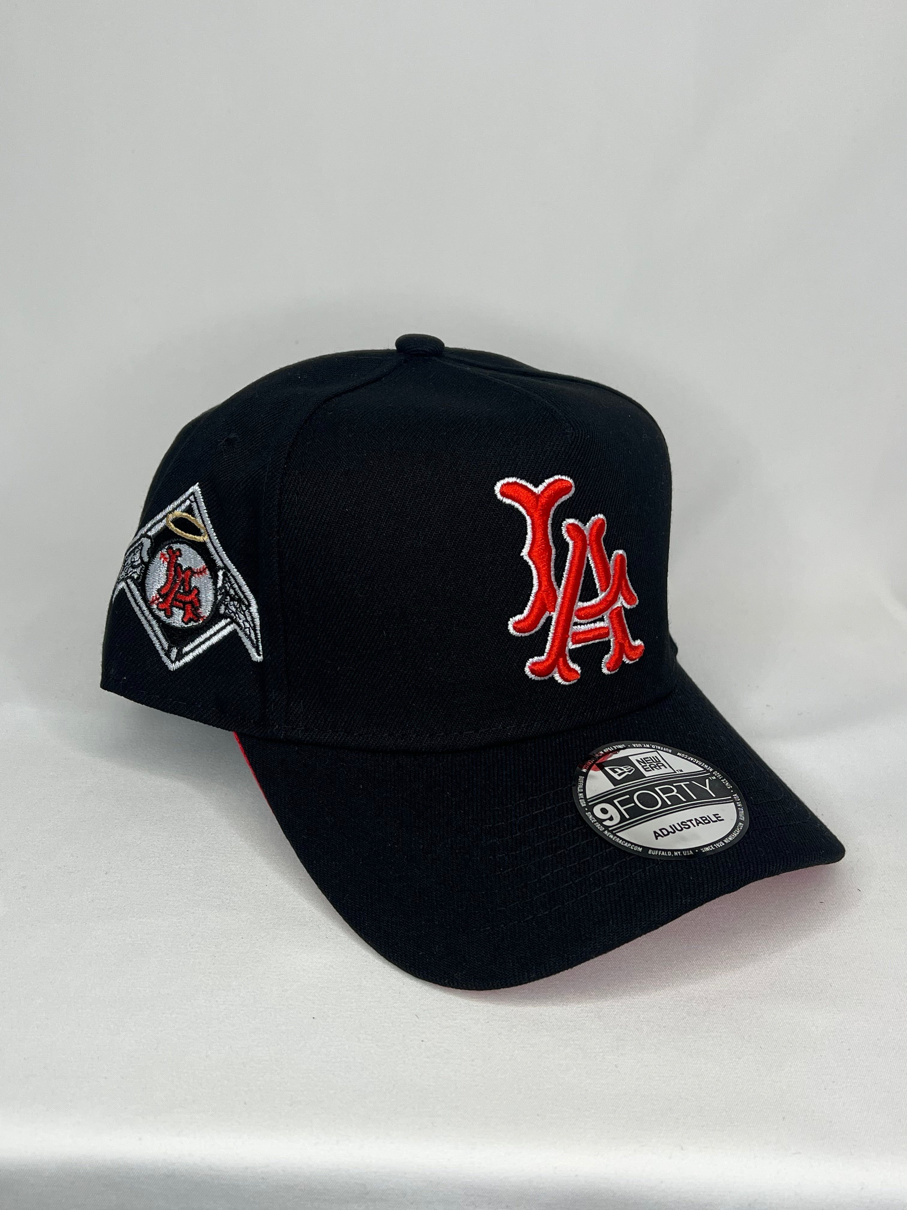 Los Angeles Angels MLB New Era 9Forty A-Frame Snapback Angels Logo Patch - Black