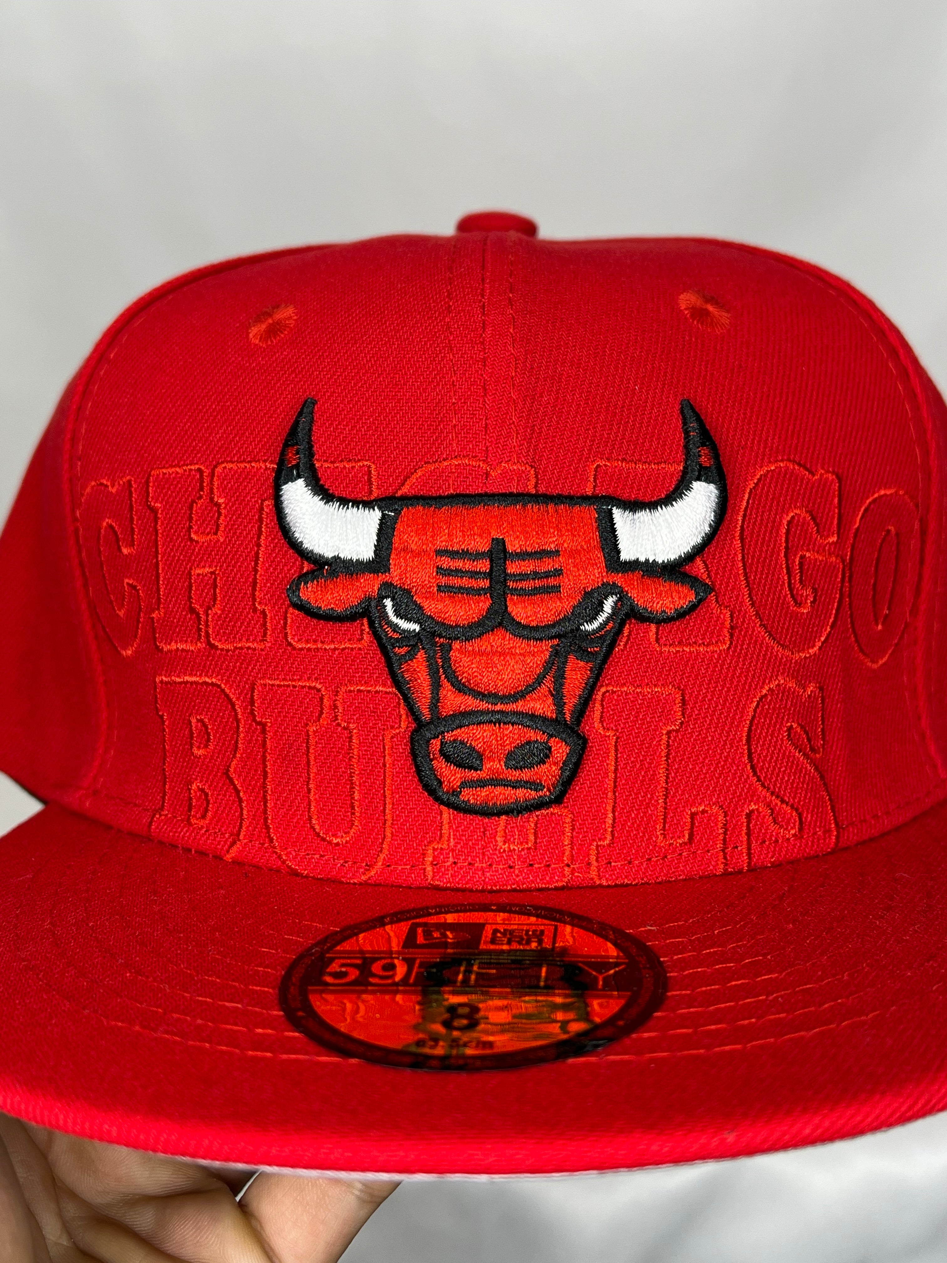 Chicago Bulls NBA New Era 59FIFTY Fitted Hat Red