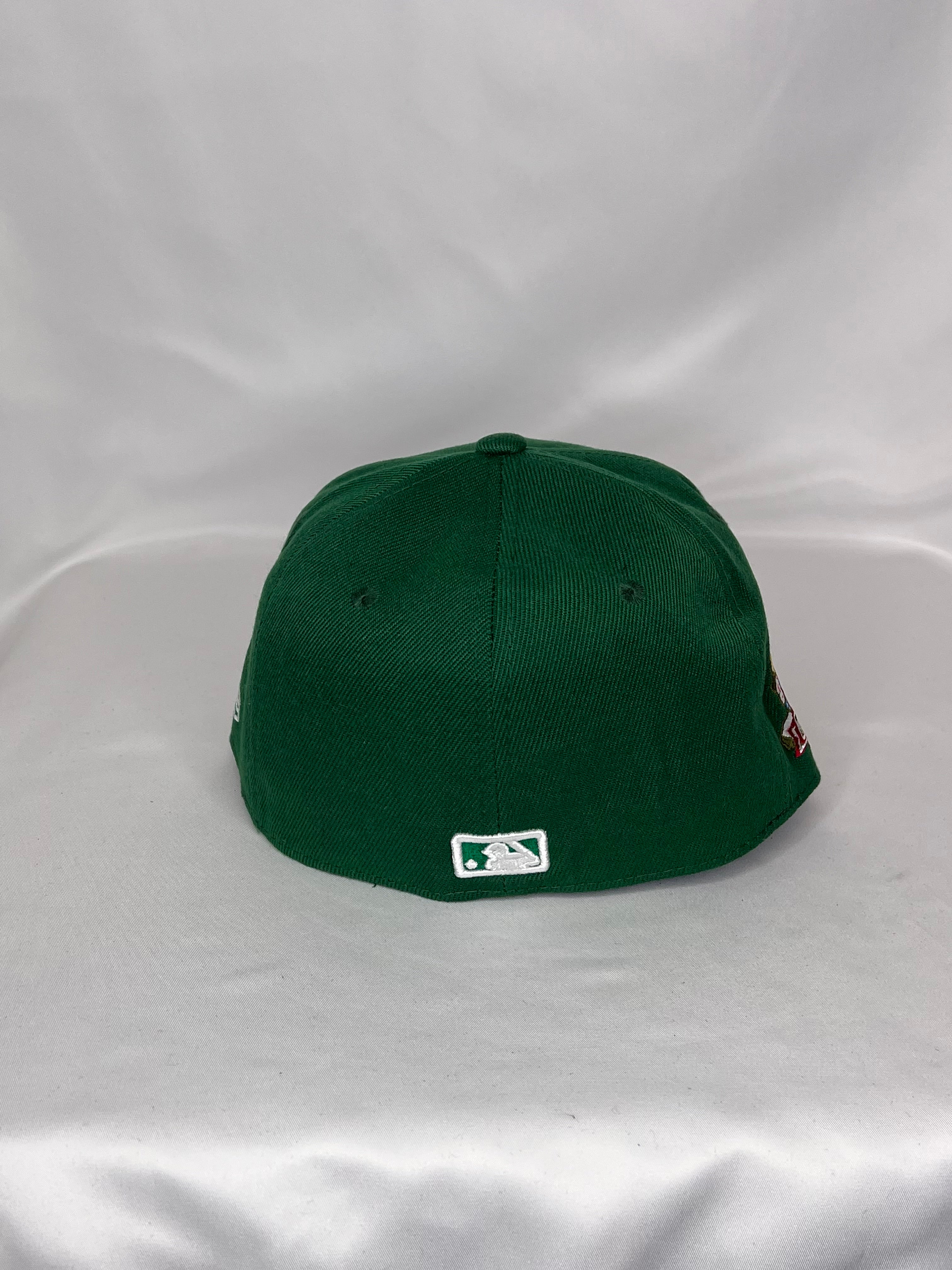 Oakland Athelthics MLB New Era 59FIFTY Fitted Hat 40th Year Anniversary Patch
