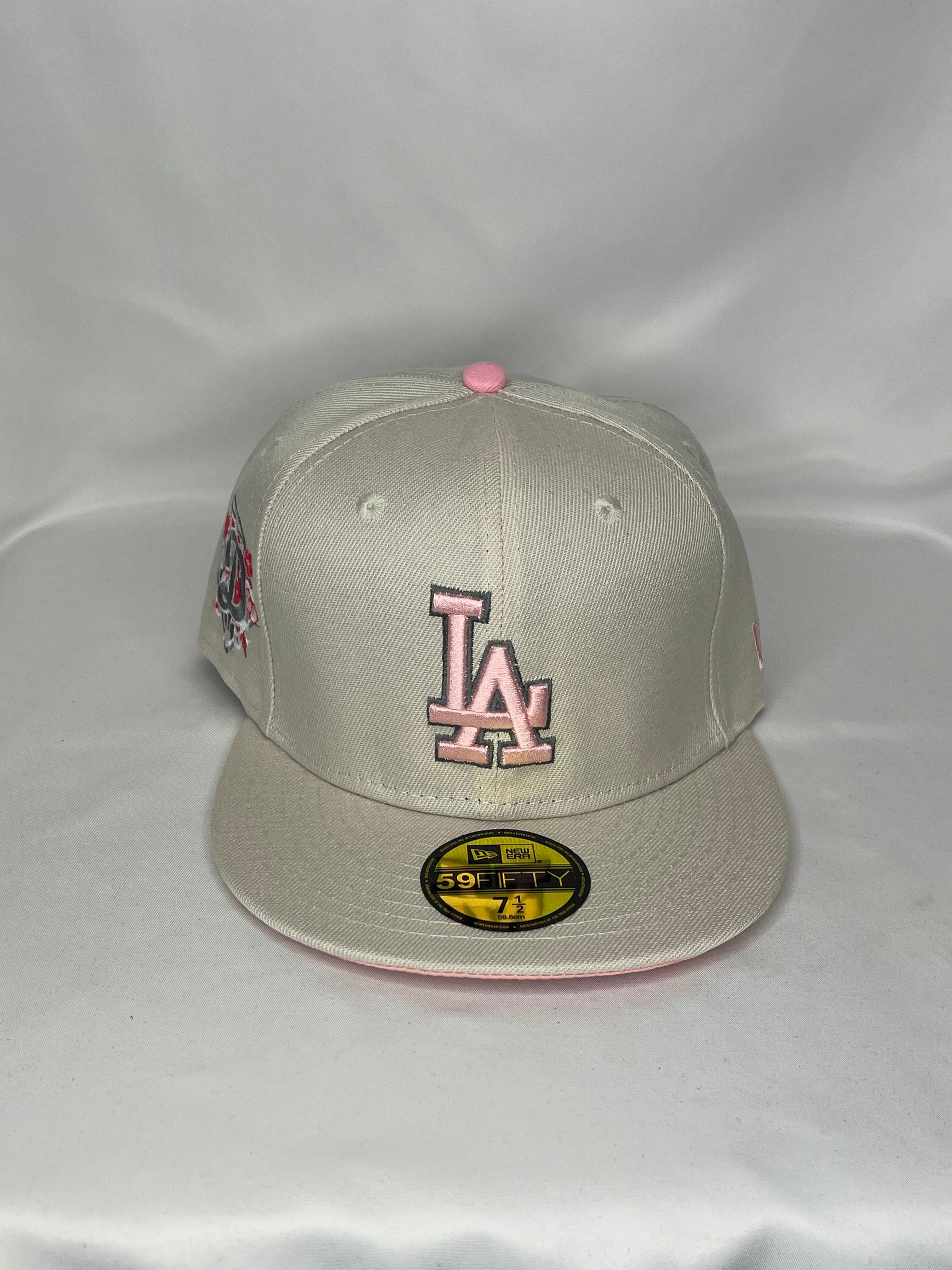 Los Angeles Dodgers MLB New Era 59FIFTY Fitted Hat Sakura D Patch