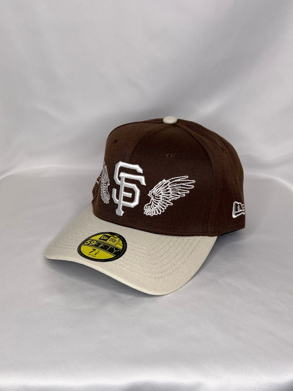 San Francisco Giants MLB New Era 59FIFTY Fitted Hat 25th Year Anniversary Patch