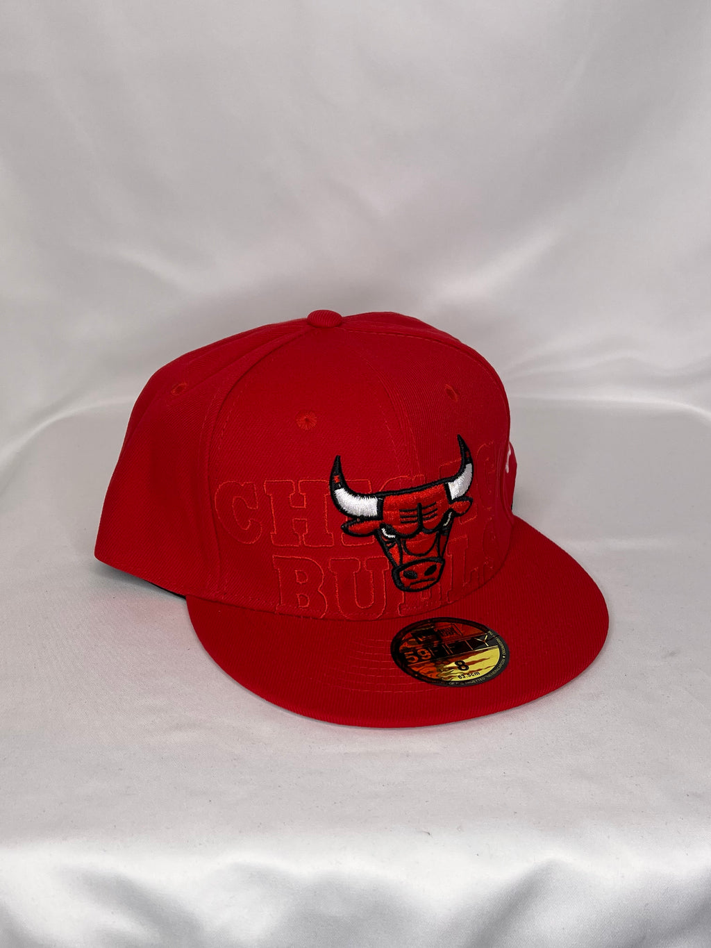 Chicago Bulls NBA New Era 59FIFTY Fitted Hat Red