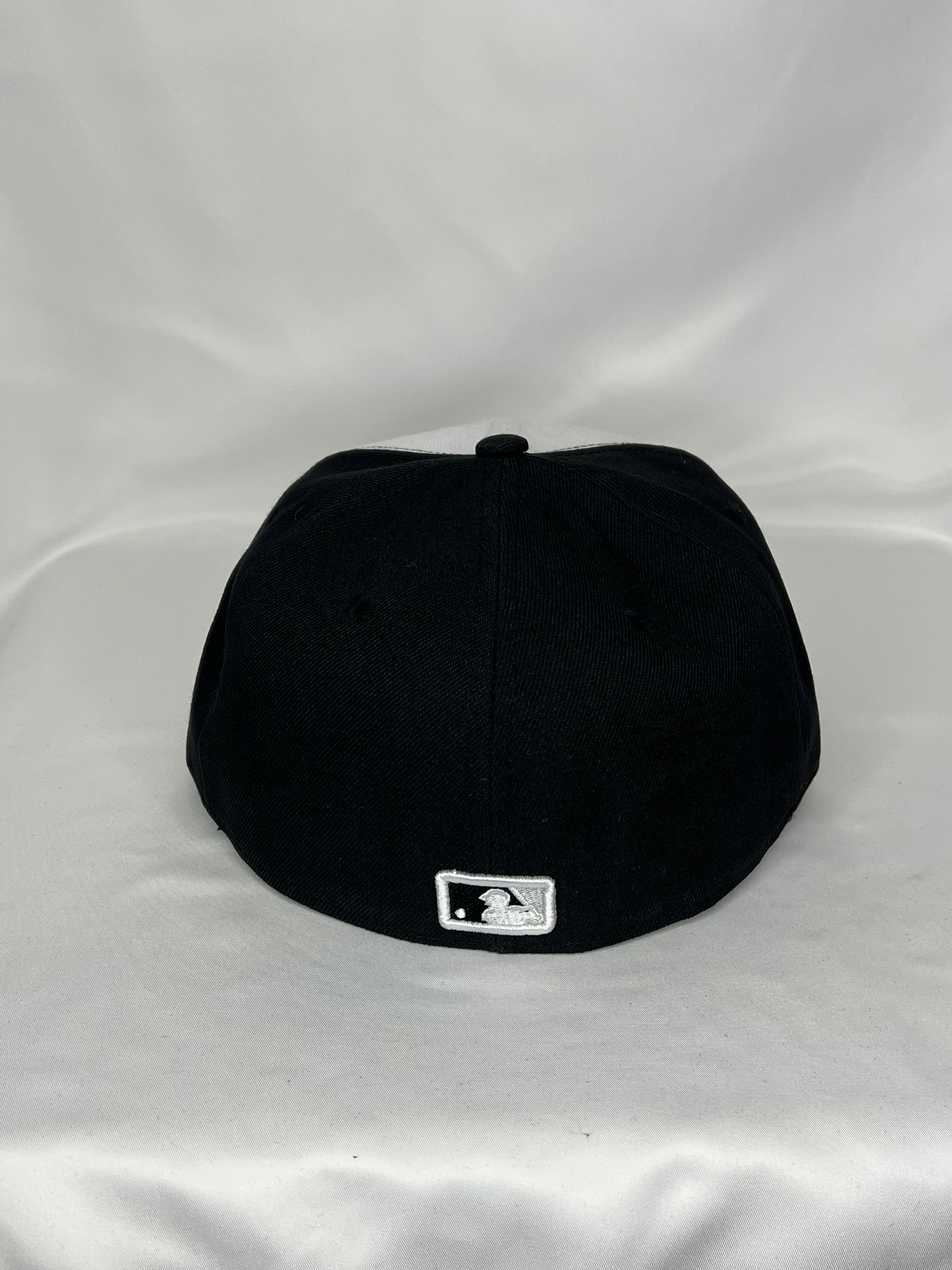 New York Yankees MLB New Era 59FIFTY Fitted Hat Black & White