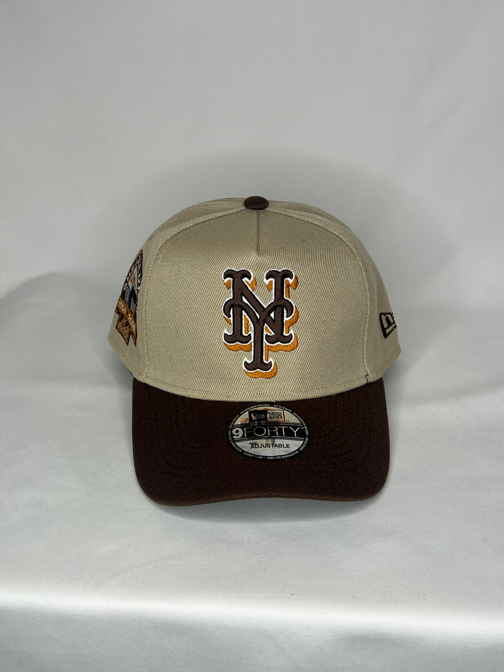 New York Mets MLB New Era 9Forty A-Frame Snapback Shae Stadium 1964-2008 Patch