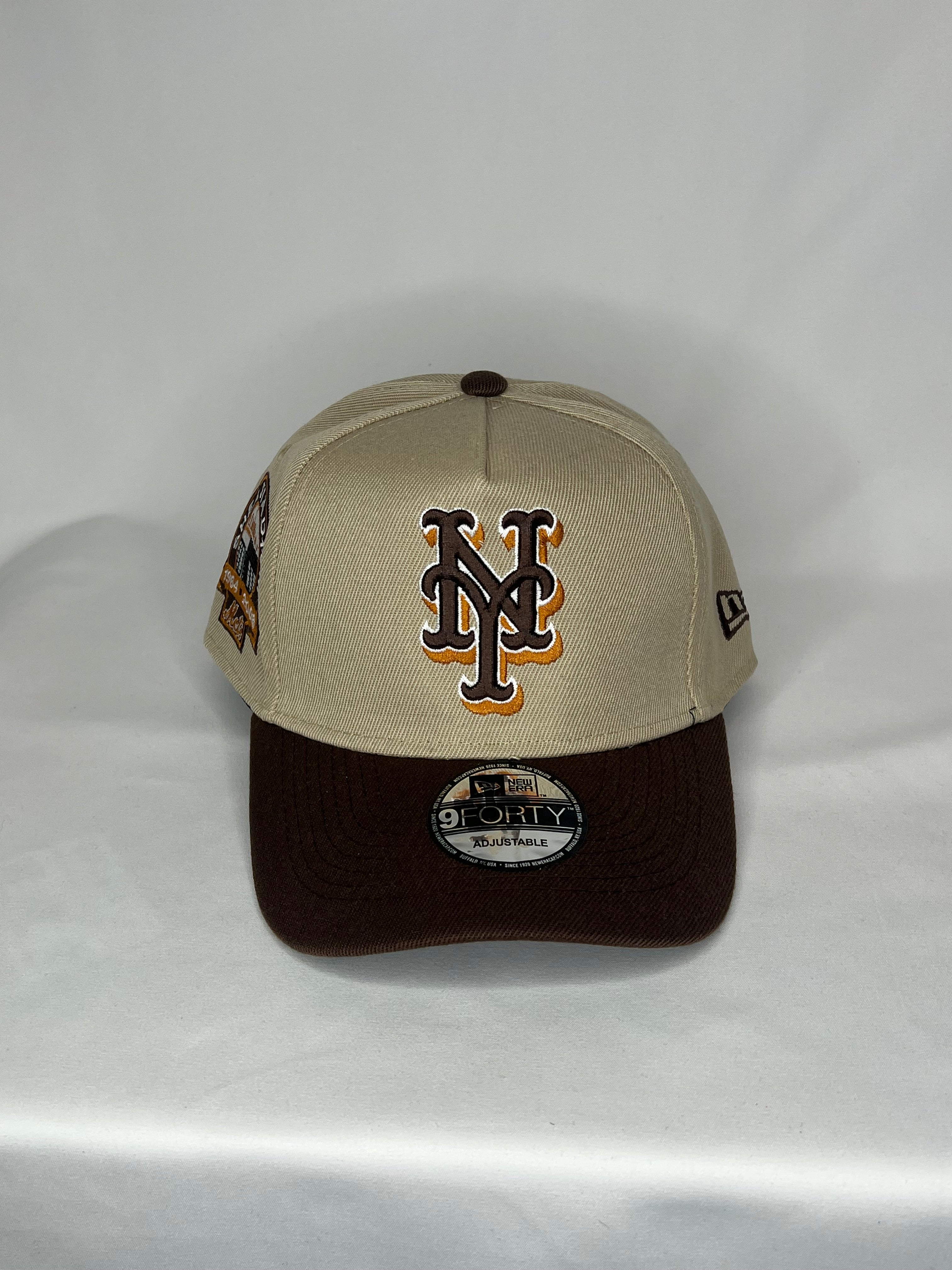 New York Mets MLB New Era 9Forty A-Frame Snapback Shae Stadium 1964-2008 Patch