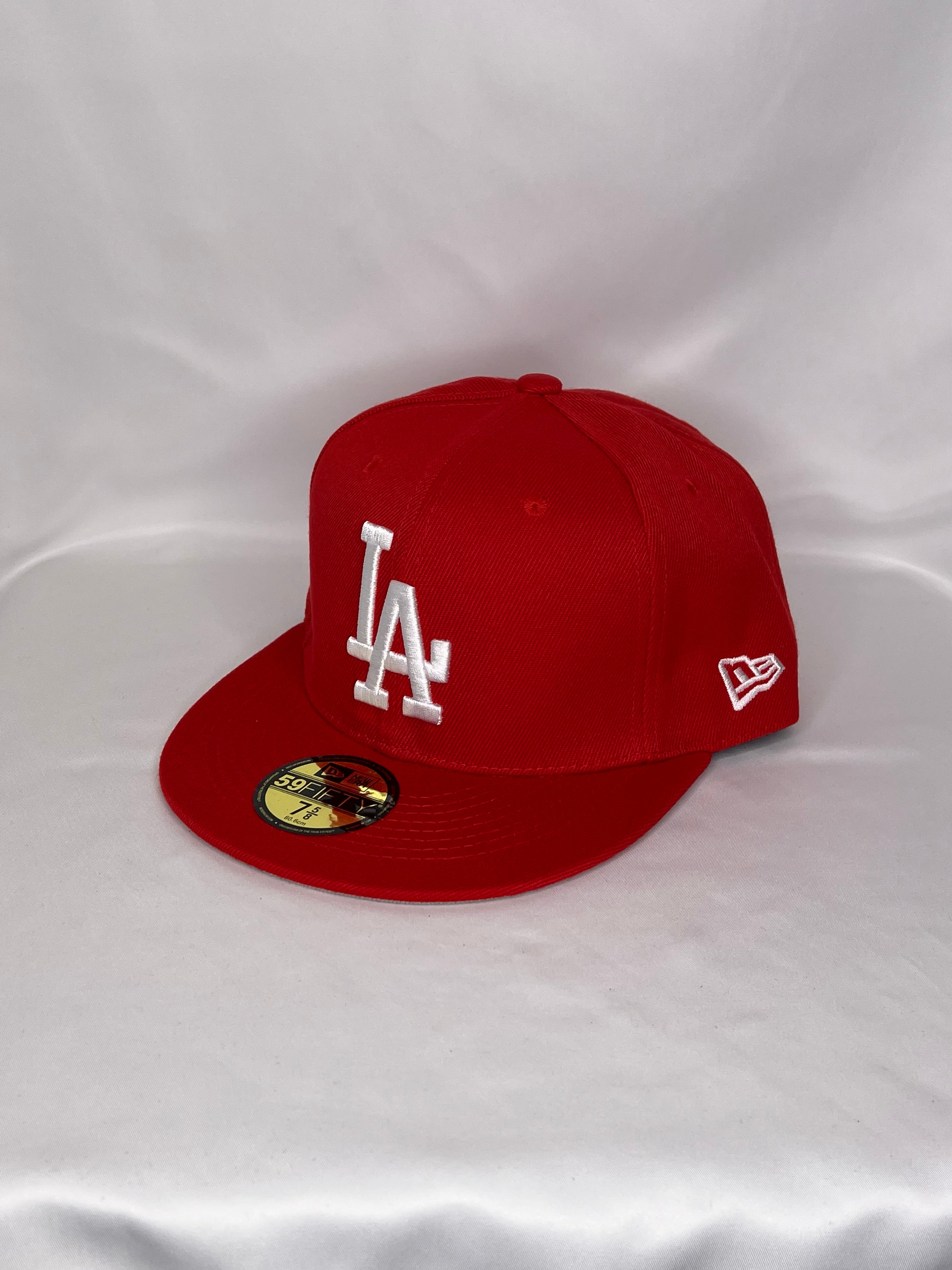 Los Angeles Dogders MLB New Era 59FIFTY Fitted Hat 1988 World Series Patch