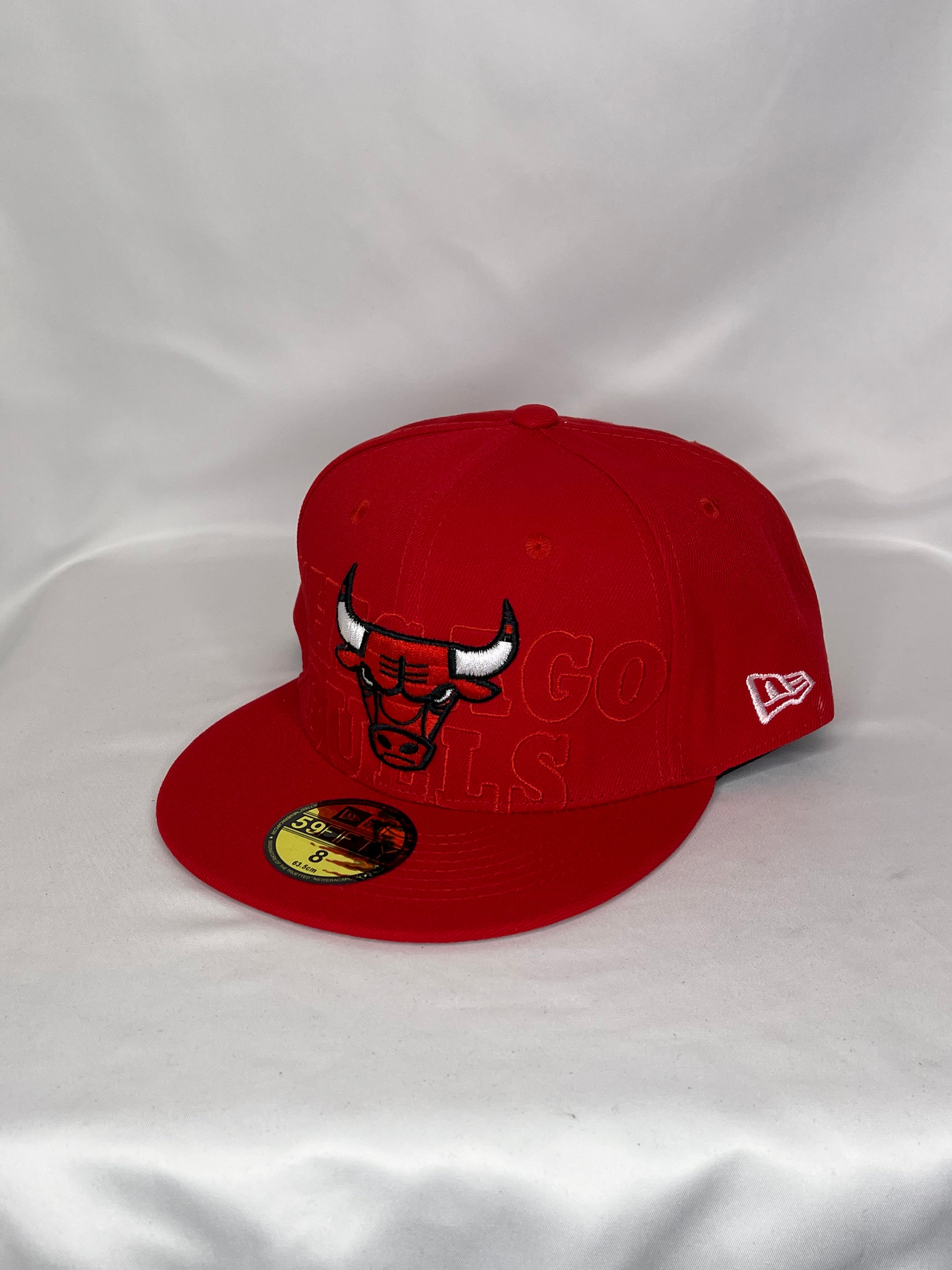 Chicago Bulls NBA New Era 59FIFTY Fitted Hat Red