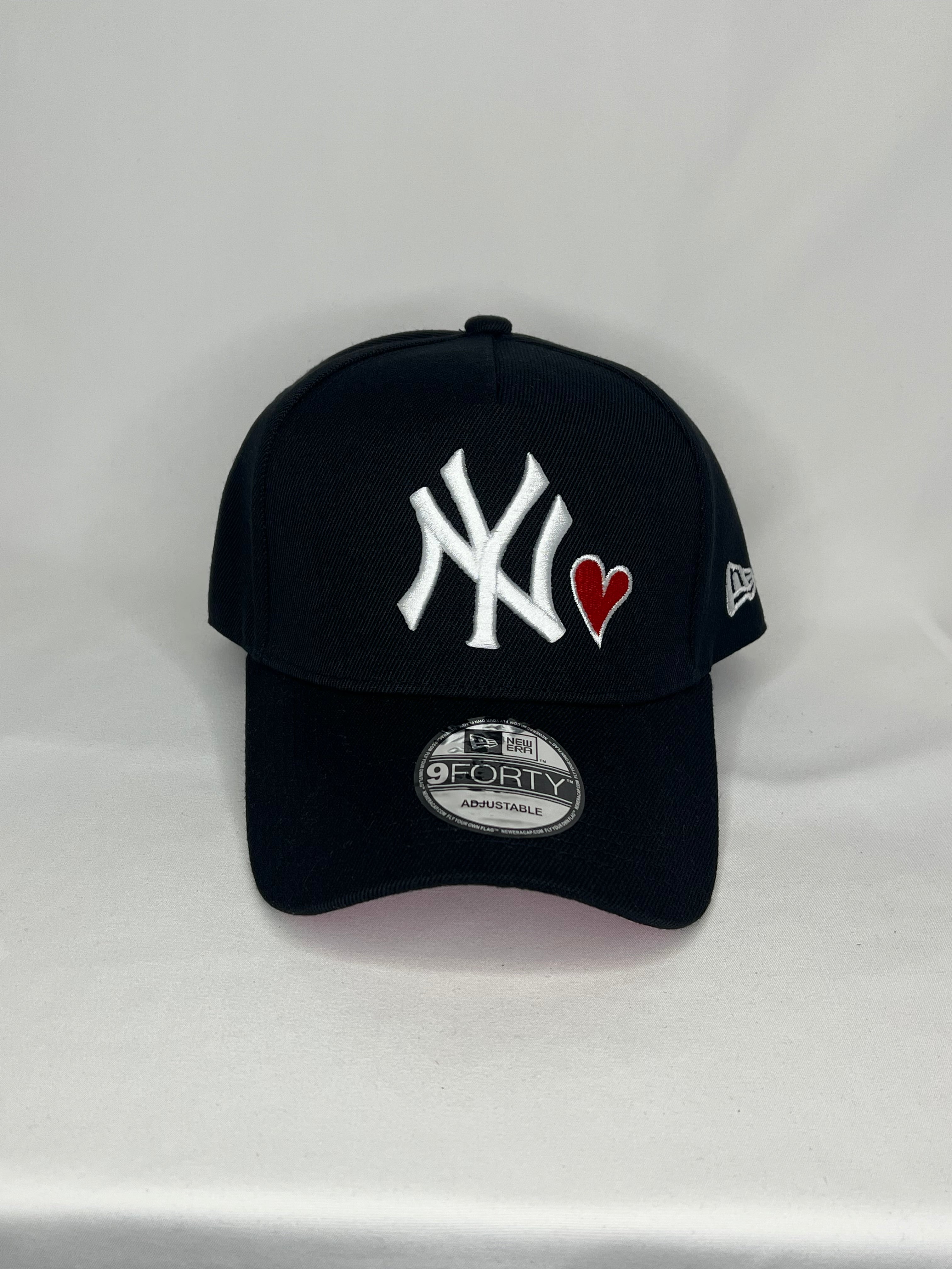 New York Yankees MLB New Era 9Forty A-Frame Snapback Heart Edition - Black