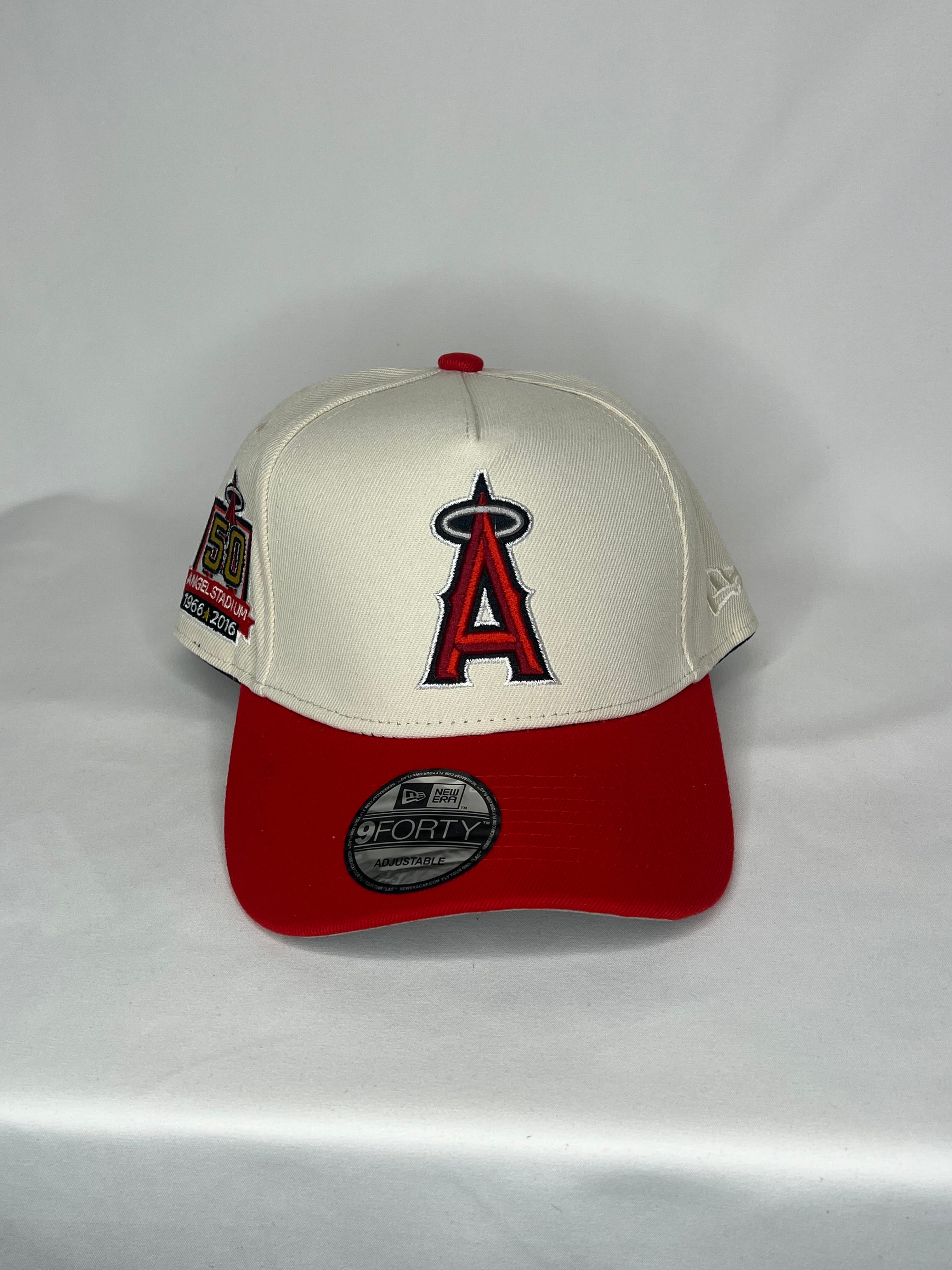 Los Angeles Angels MLB New Era 9Forty A-Frame Snapback 50 Year Angel Stadium Anniversary Patch