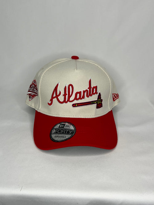 Atlanta Braves MLB New Era 9Forty A-Frame Snapback 1992 World Series Patch
