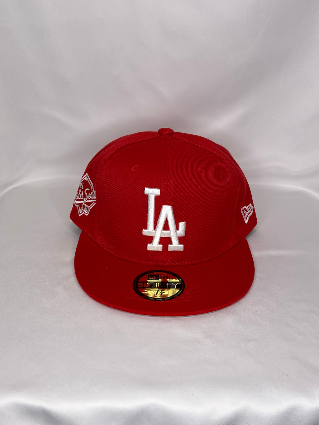 Los Angeles Dogders MLB New Era 59FIFTY Fitted Hat 1988 World Series Patch