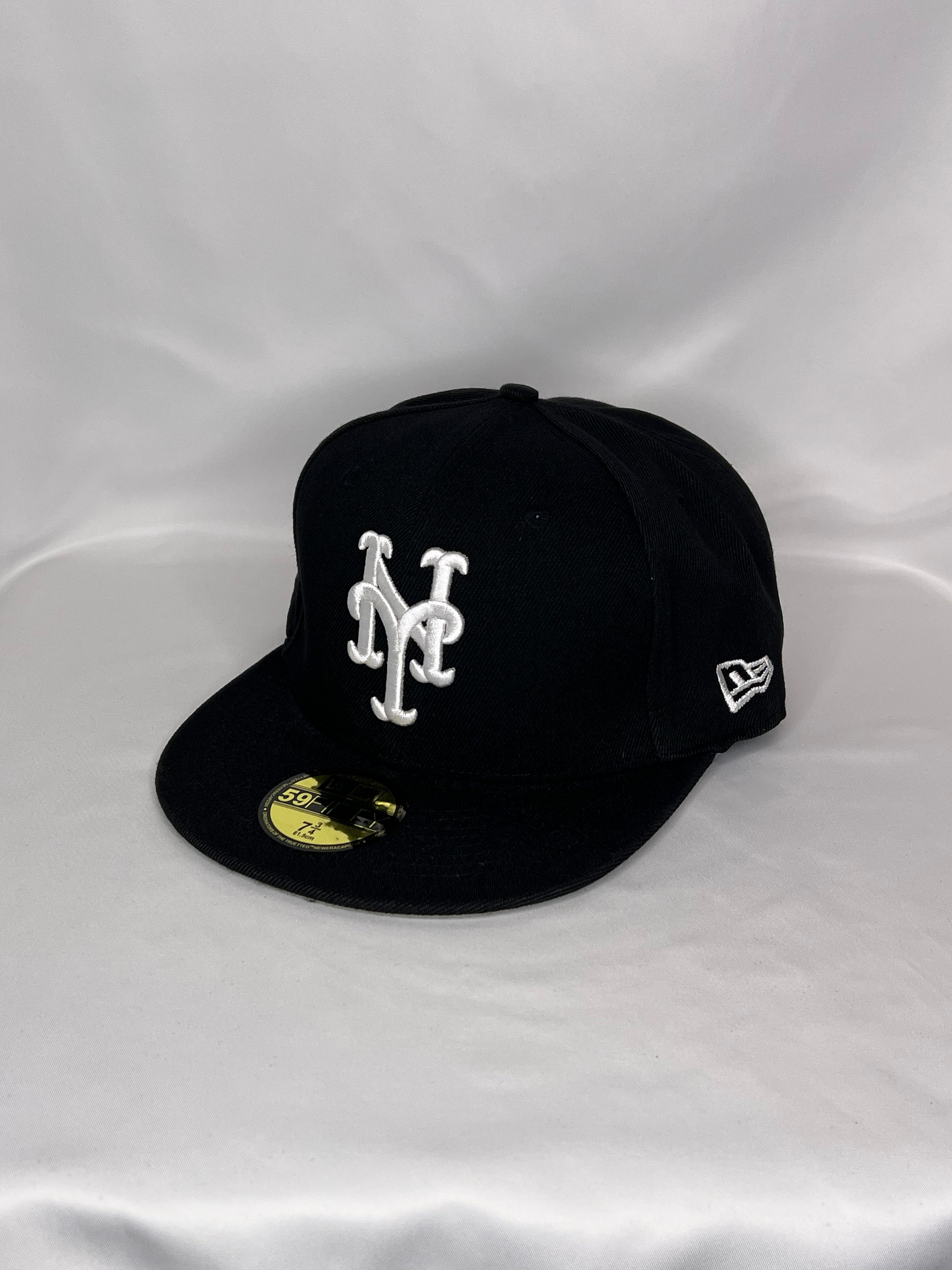 New York Mets MLB New Era 59FIFTY Fitted Hat Mets Patch