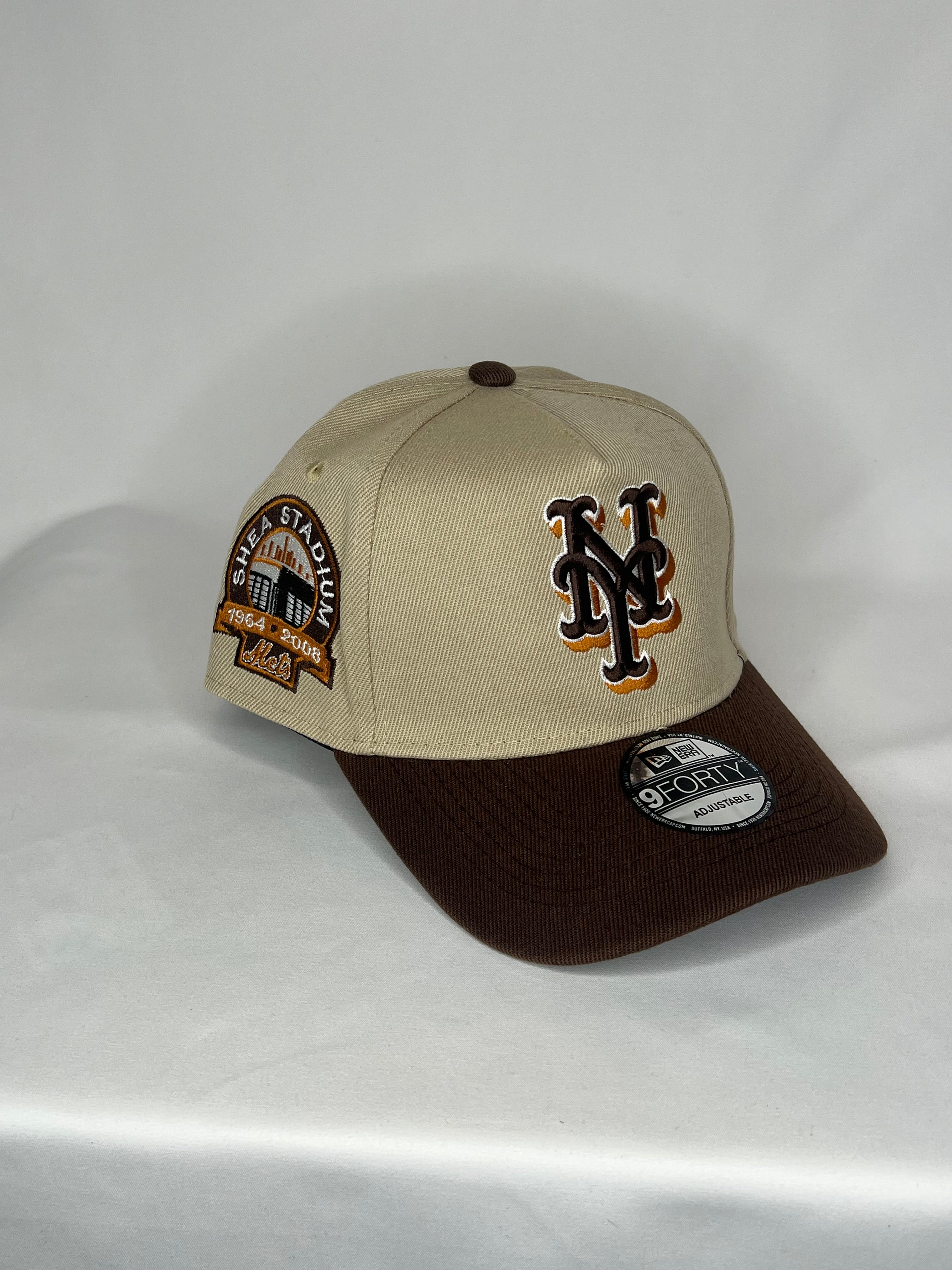 New York Mets MLB New Era 9Forty A-Frame Snapback Shae Stadium 1964-2008 Patch