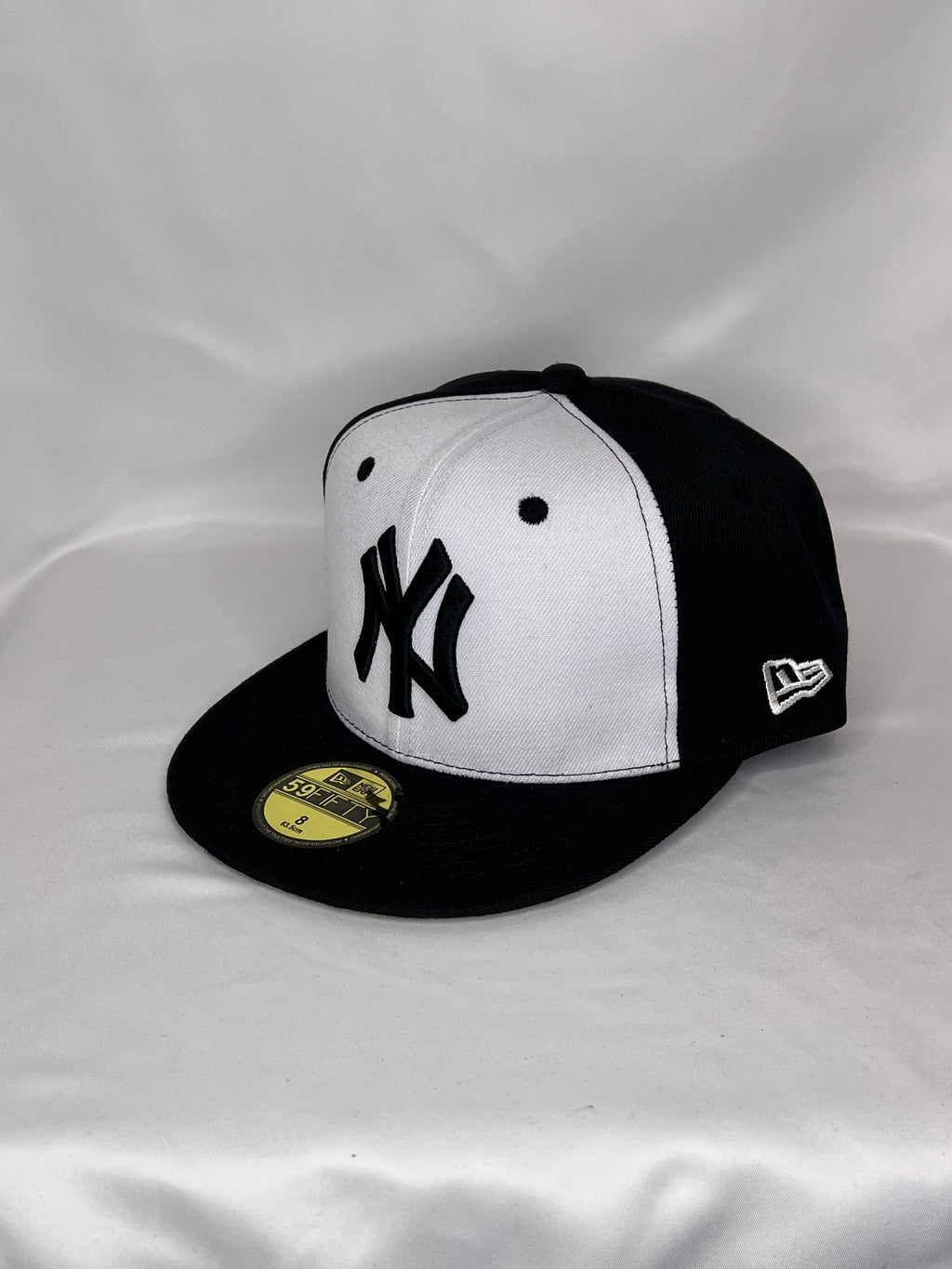New York Yankees MLB New Era 59FIFTY Fitted Hat Black & White