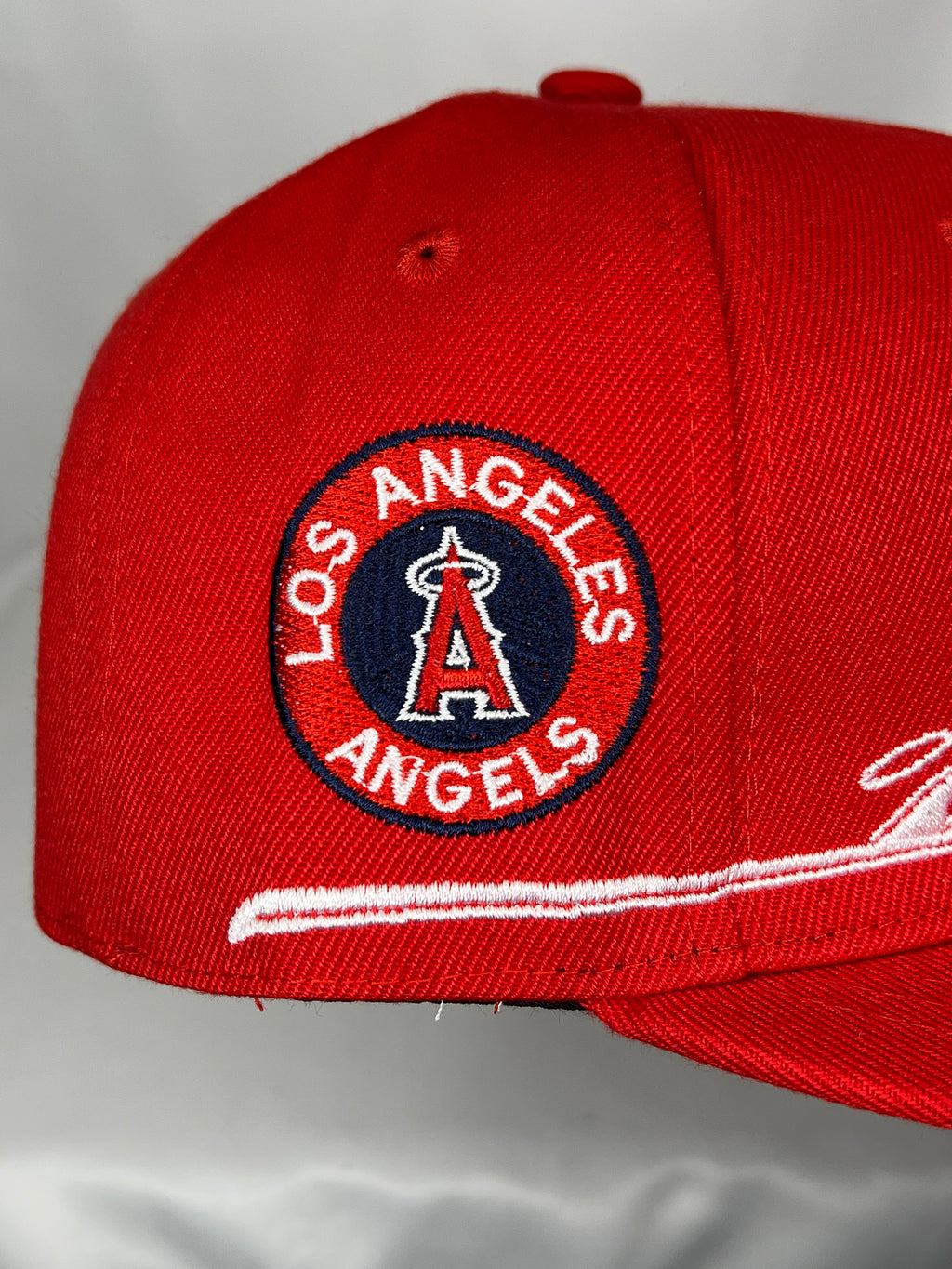 Los Angeles Angels MLB New Era 59FIFTY Fitted Hat 2002 Logo Patch