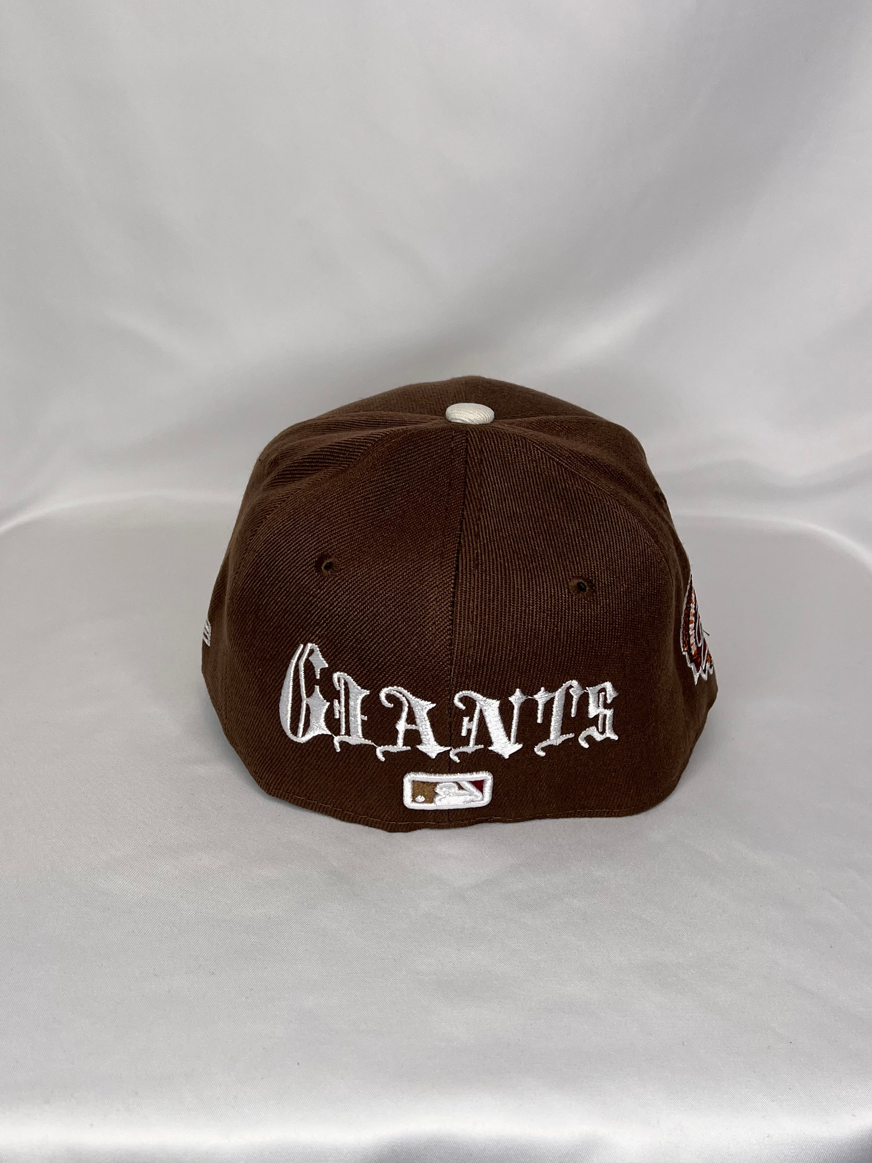 San Francisco Giants MLB New Era 59FIFTY Fitted Hat 25th Year Anniversary Patch