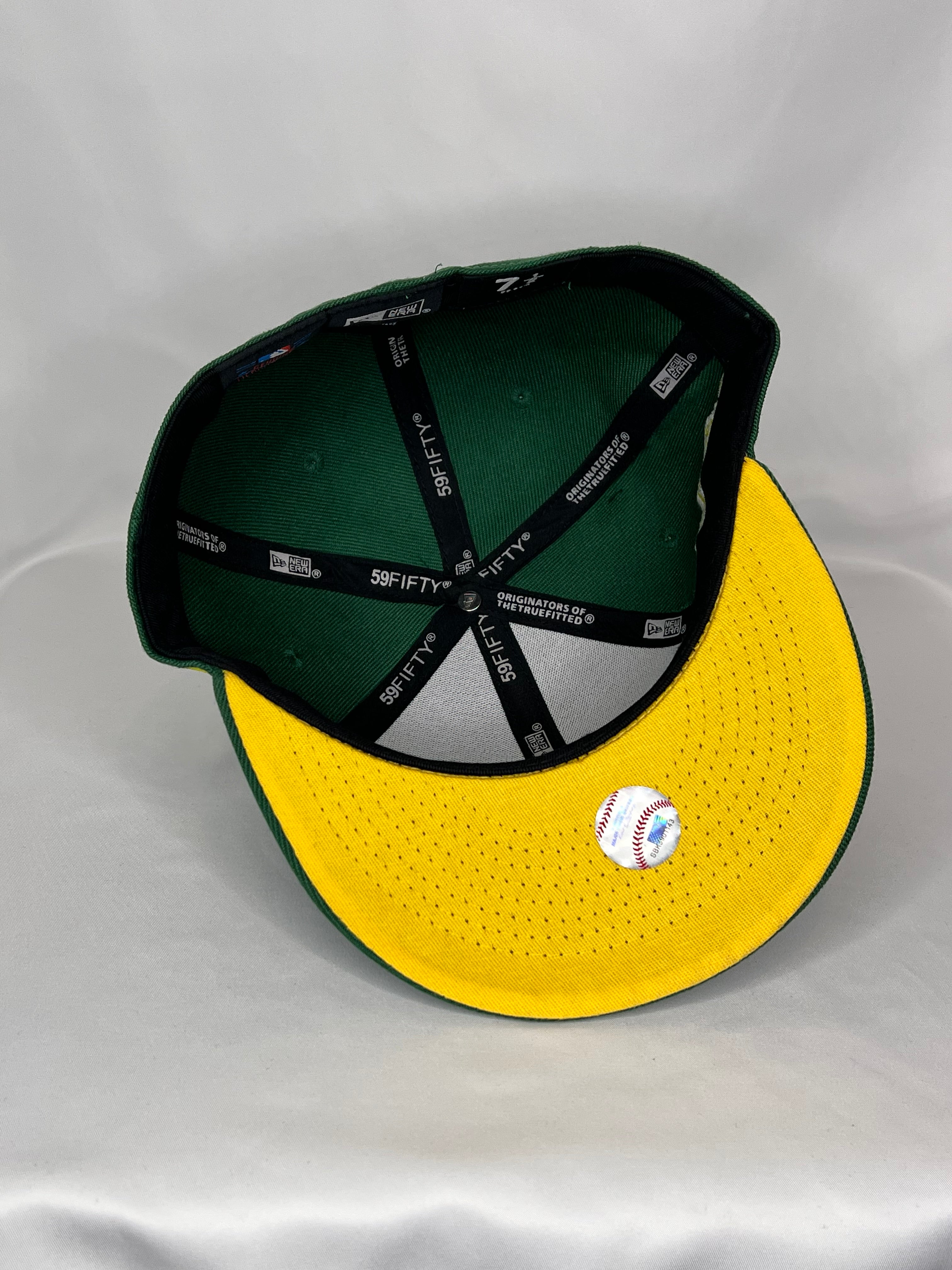Oakland Athlethics MLB New Era 59FIFTY Fitted Hat 1989 World Series Patch