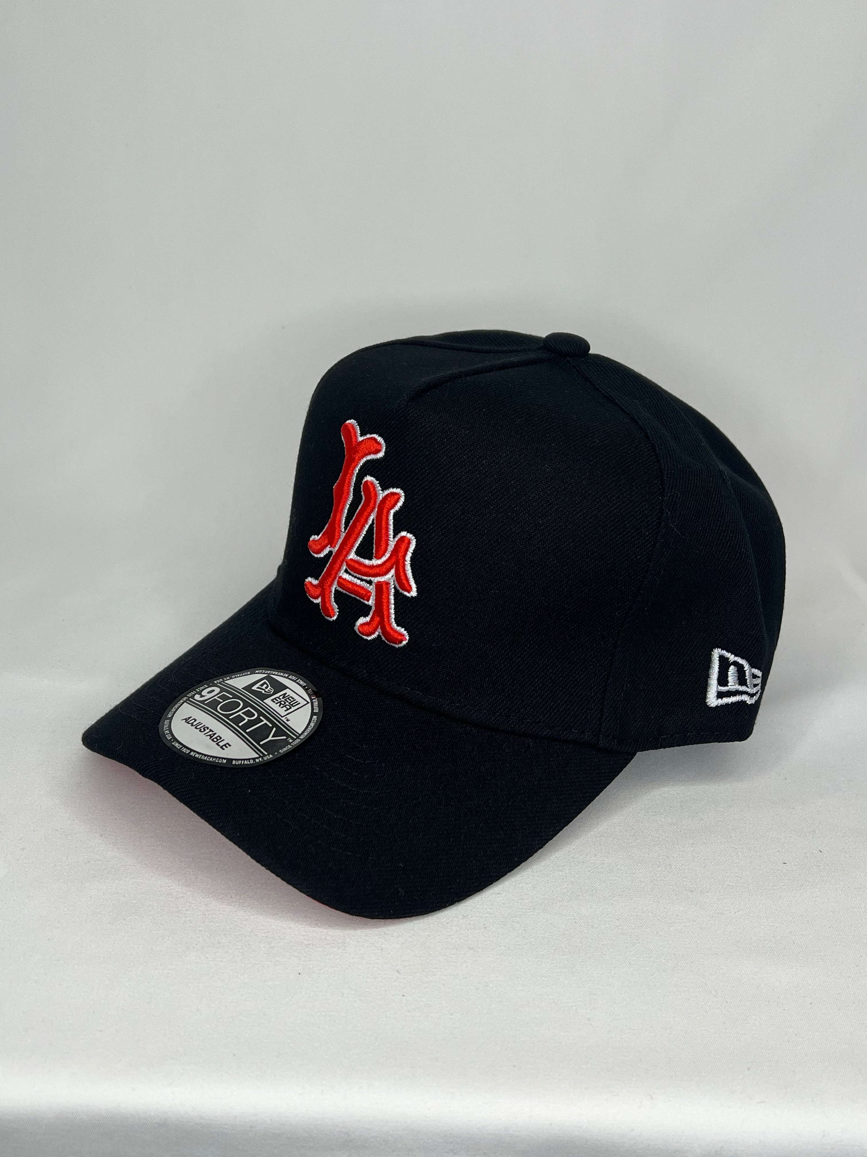 Los Angeles Angels MLB New Era 9Forty A-Frame Snapback Angels Logo Patch - Black