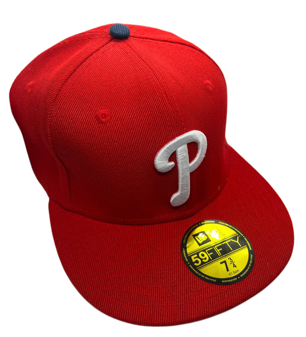 New Era Exclusive 59Fifty Fitted Hat| Red Philadelphia Phillies Edition