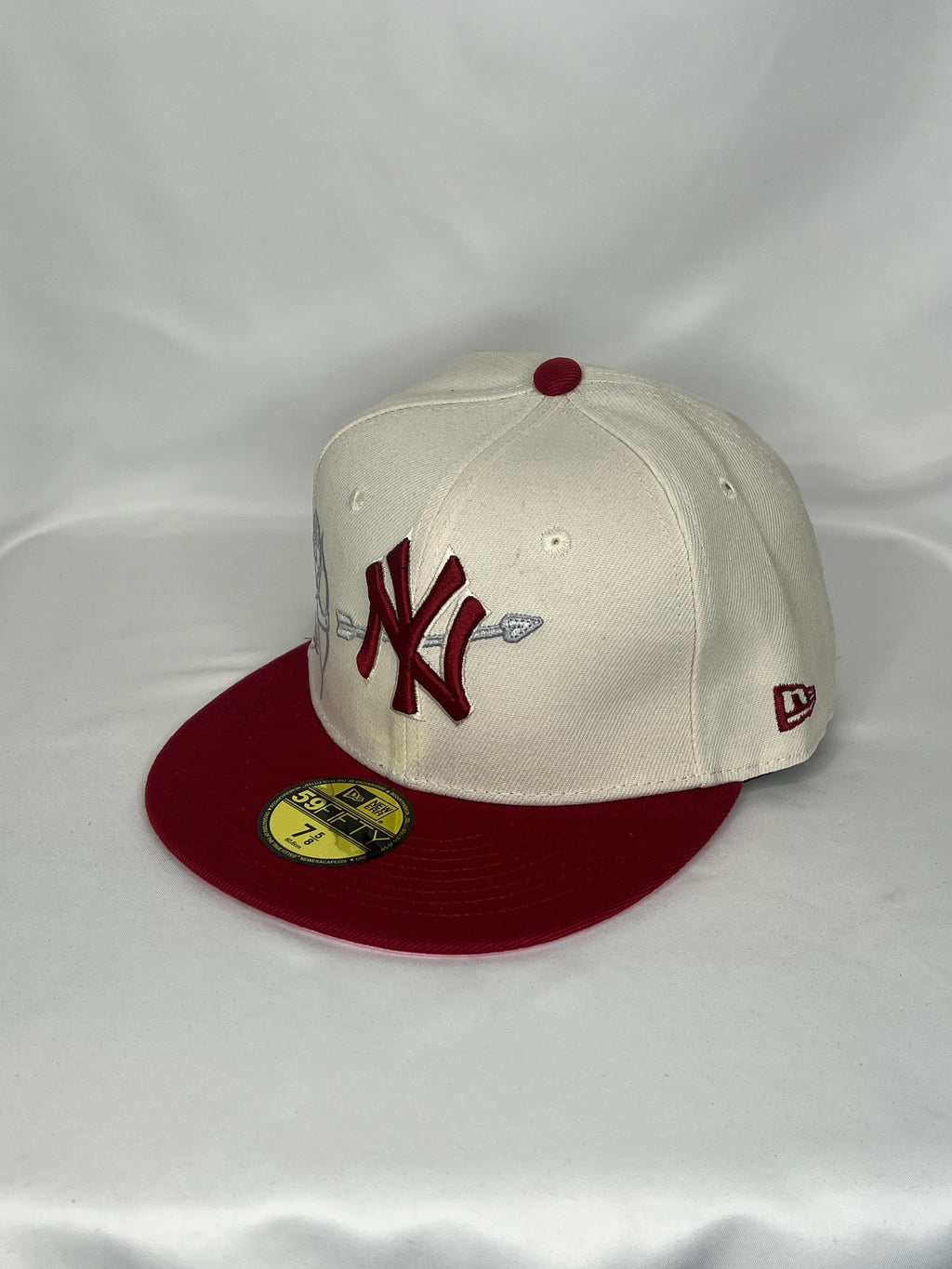 New York Yankees MLB New Era 59FIFTY Fitted Hat Cupid Patch
