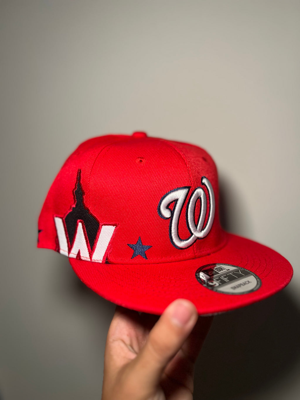 New Era Exclusive 9Fifty Snapback | Red Washington Nationals Edition