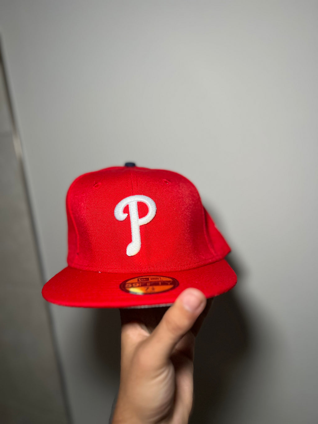 New Era Exclusive 59Fifty Fitted Hat| Red Philadelphia Phillies Edition
