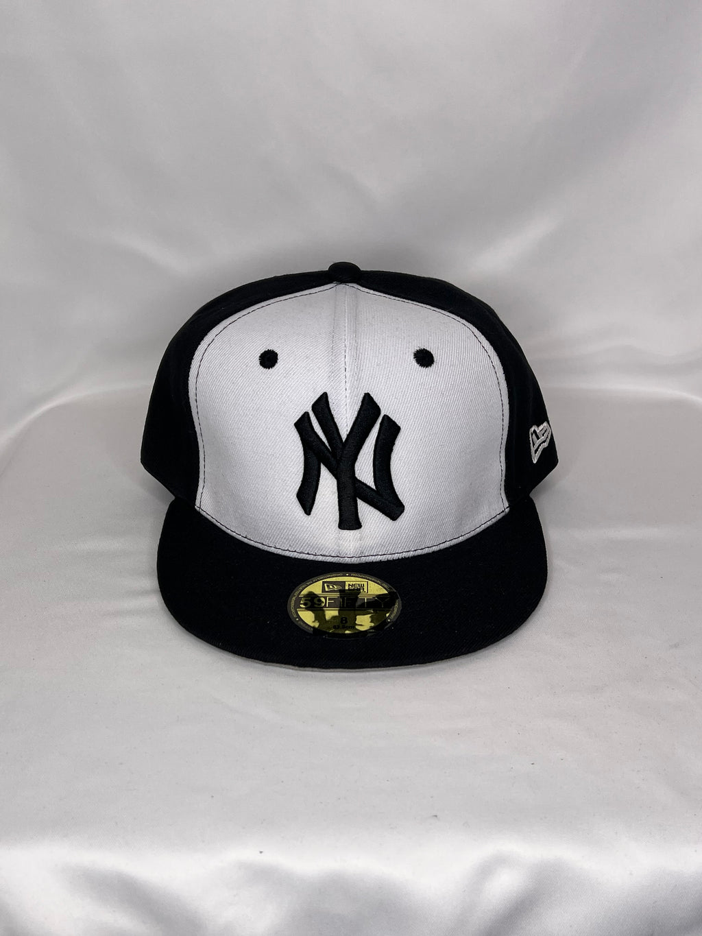 New York Yankees MLB New Era 59FIFTY Fitted Hat Black & White