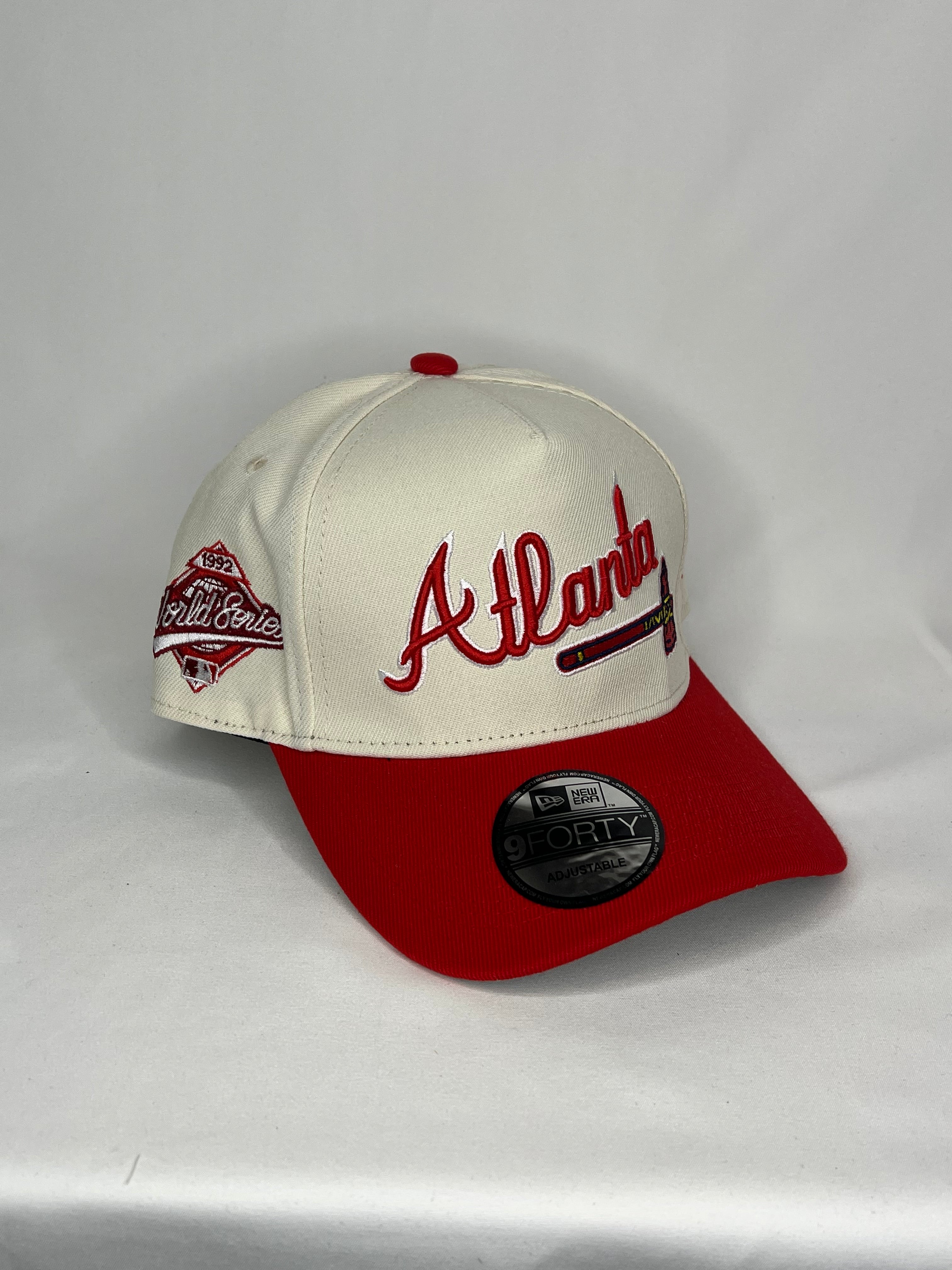 Atlanta Braves MLB New Era 9Forty A-Frame Snapback 1992 World Series Patch