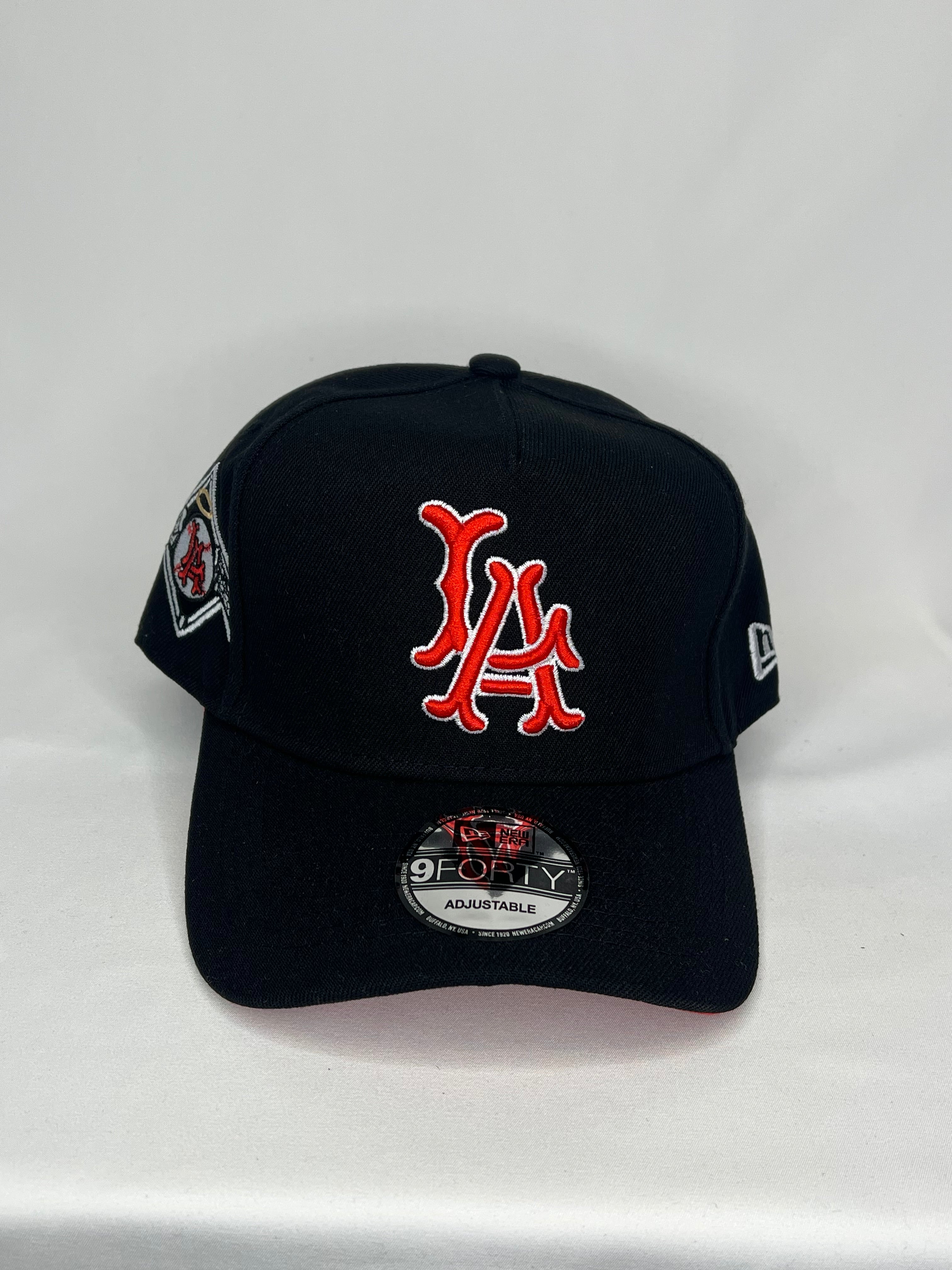 Los Angeles Angels MLB New Era 9Forty A-Frame Snapback Angels Logo Patch - Black