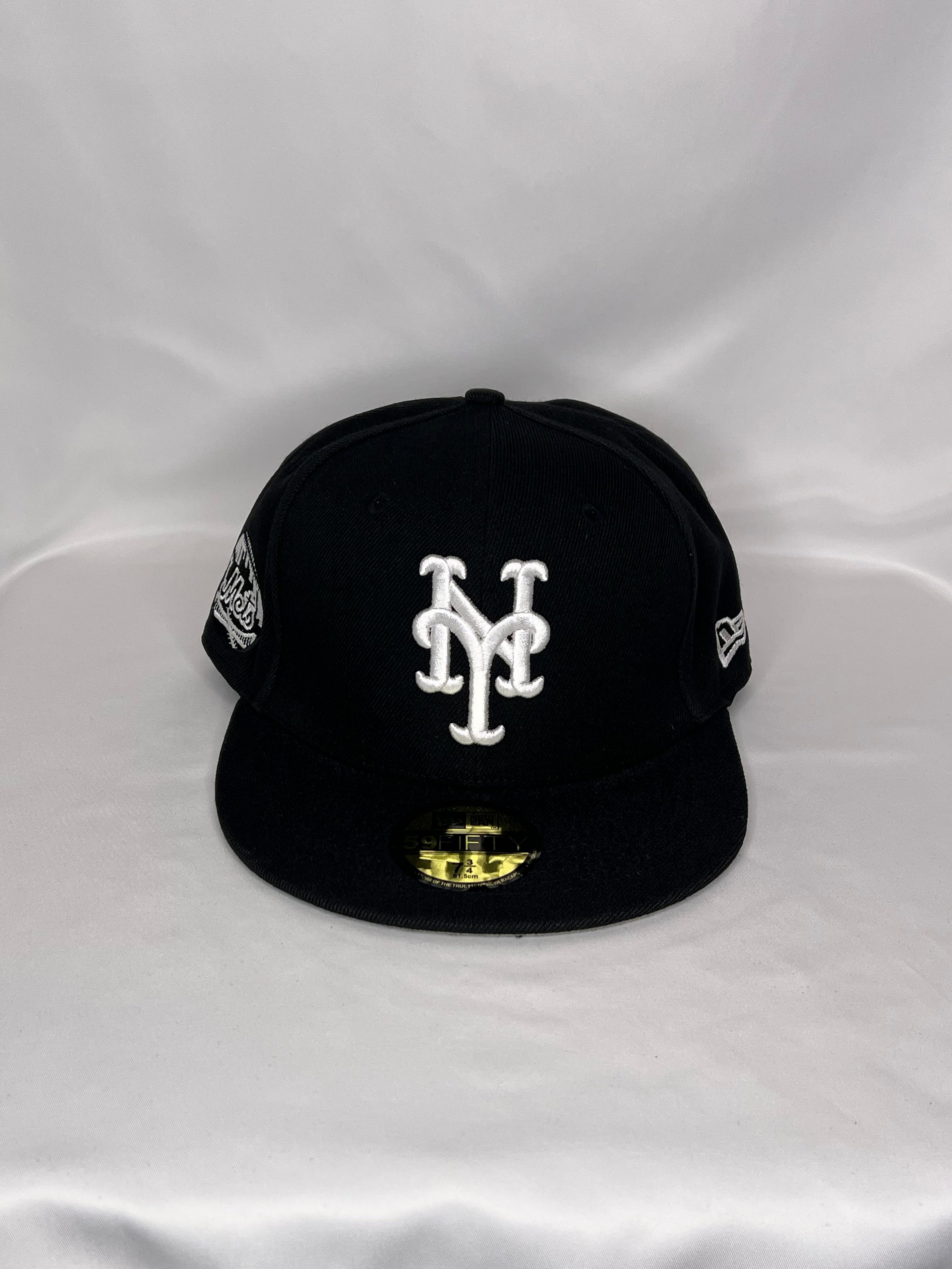 New York Mets MLB New Era 59FIFTY Fitted Hat Mets Patch