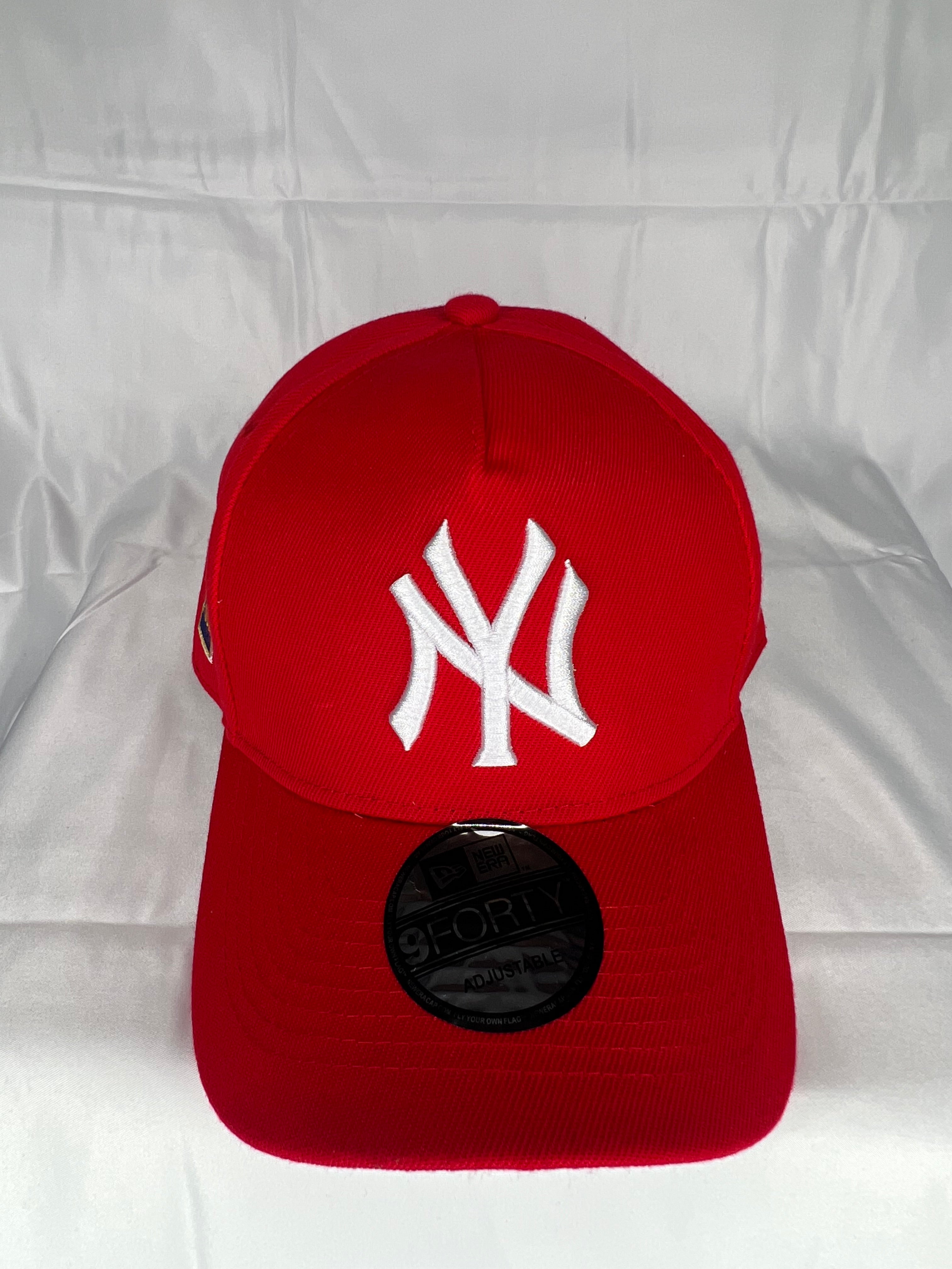 New York Yankees MLB New Era 9forty A-Frame Snapback 1953 World Series Patch - Red Edition