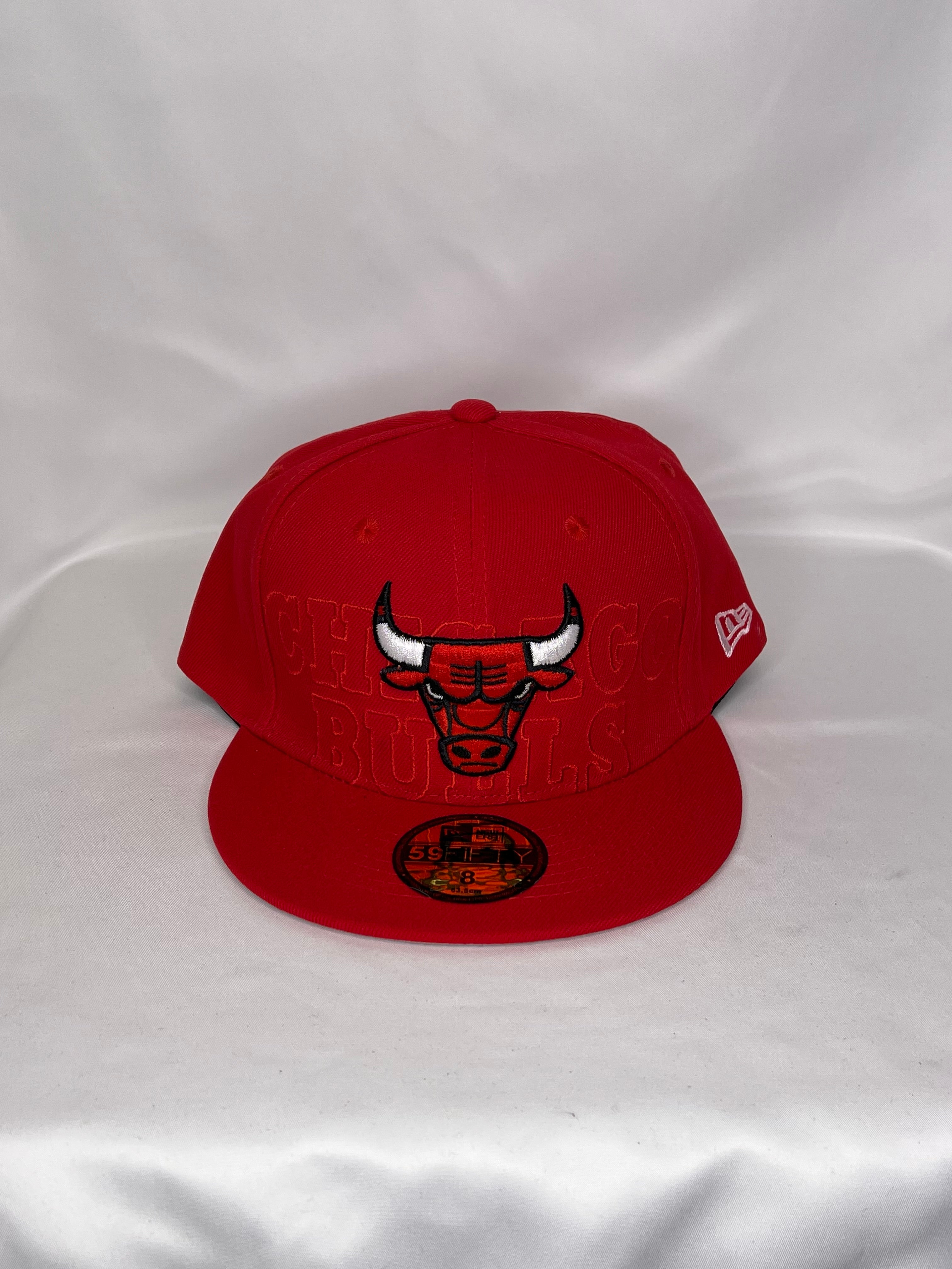 Chicago Bulls NBA New Era 59FIFTY Fitted Hat Red