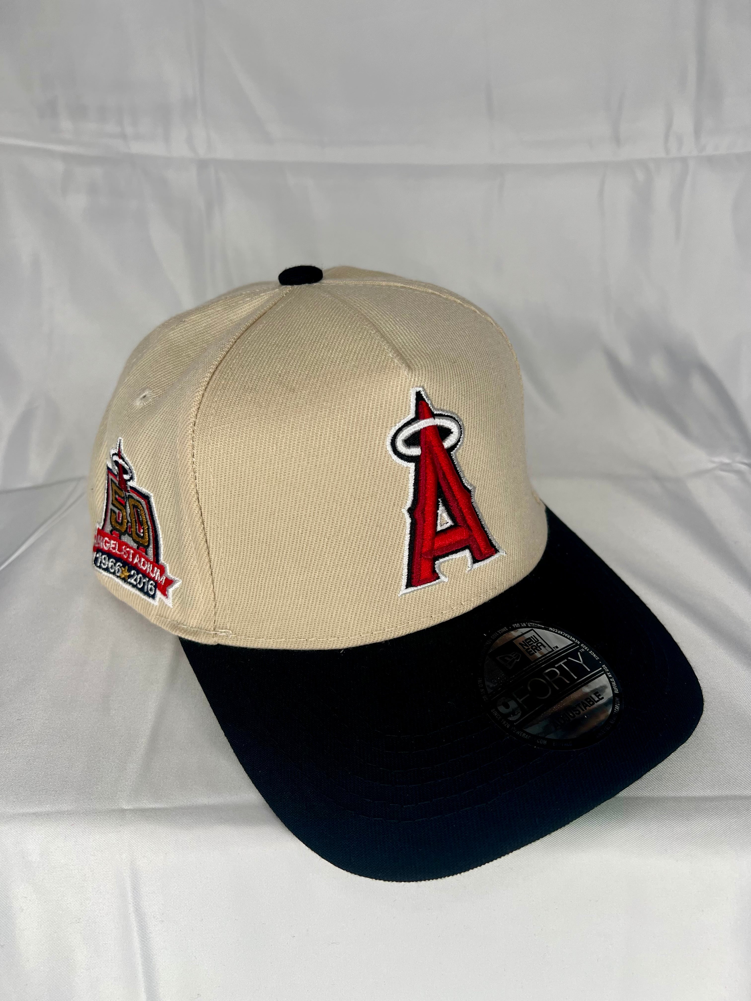 Los Angeles Angels New Era MLB 9Forty A-Frame Snapback 50 Year Anniversary Patch