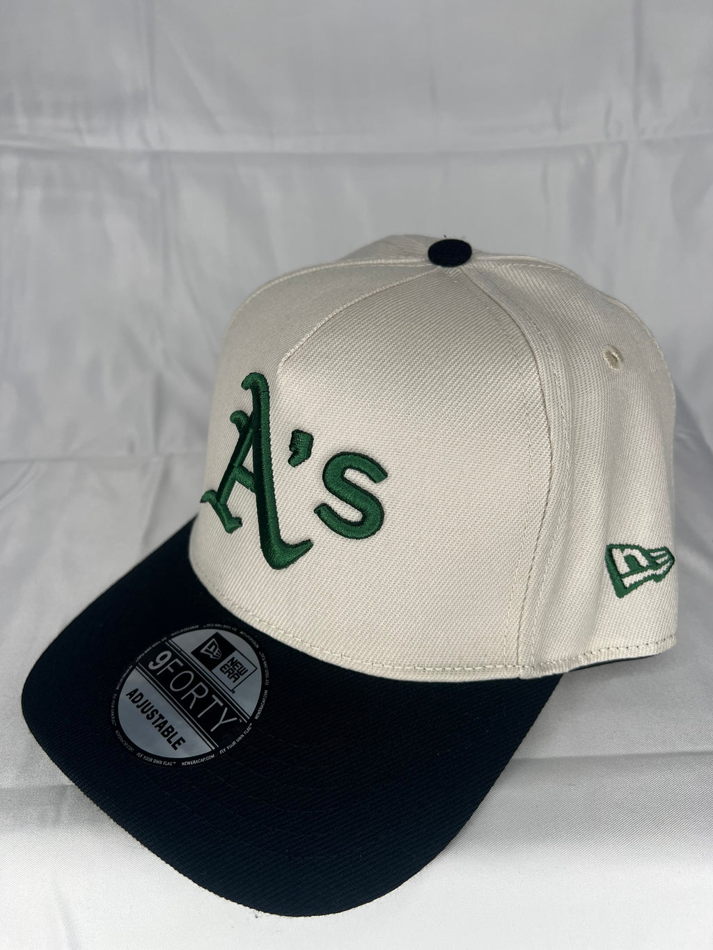 Oakland Athletics New Era 9Forty A-Frame Snapback 1987 All Star Game Patch - White & Black Edition