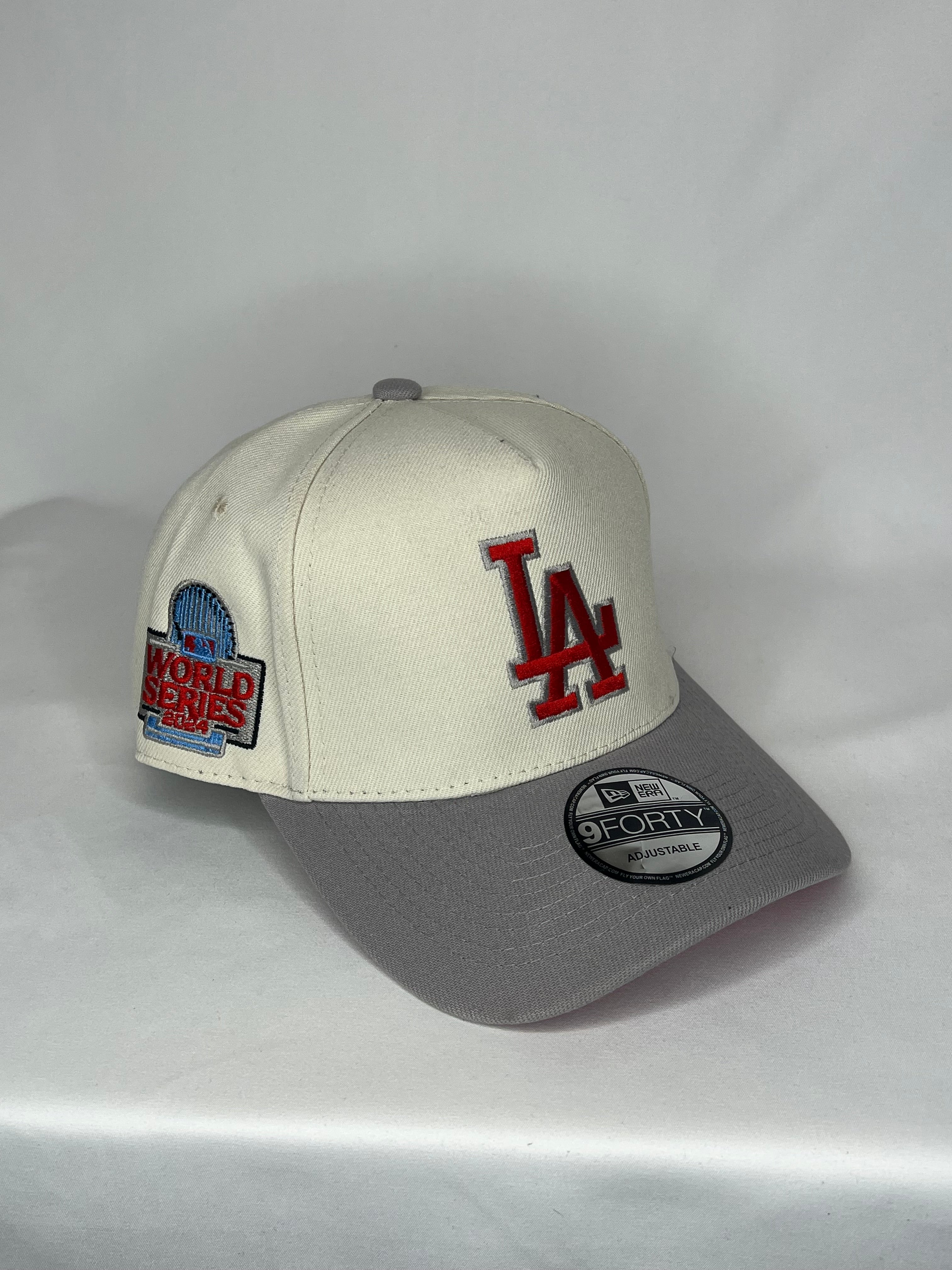 Los Angeles Dodgers MLB New Era 9Forty A-Frame Snapback 2024 World Series Patch