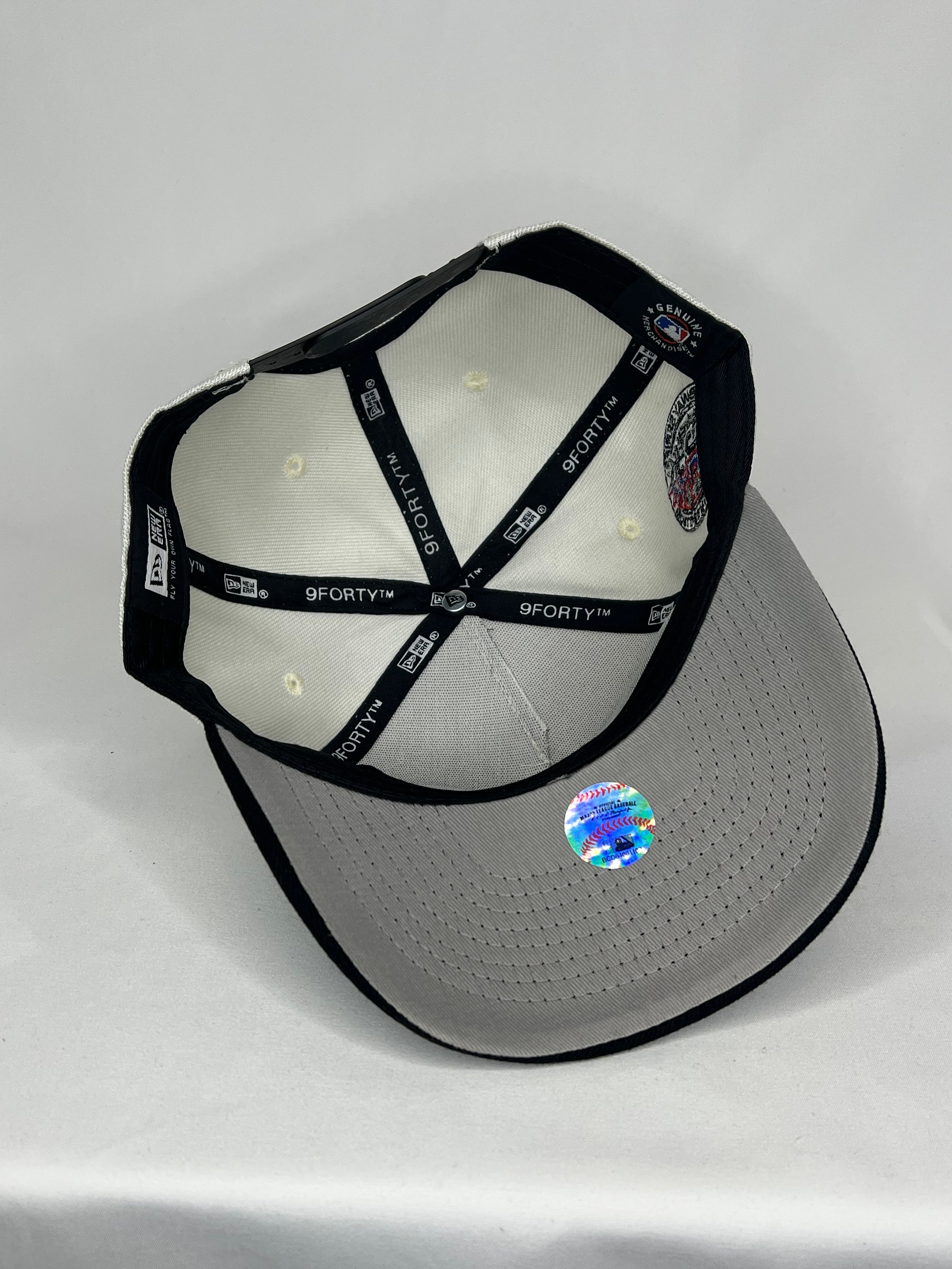 New York Yankees & Mets Collab MLB New Era 9Forty A-Frame Snapback 25 Year Patch