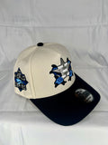 Houston Astros MLB New Era 9Forty A-Frame Snapback 2022 World Series Patch - White & Black Edition
