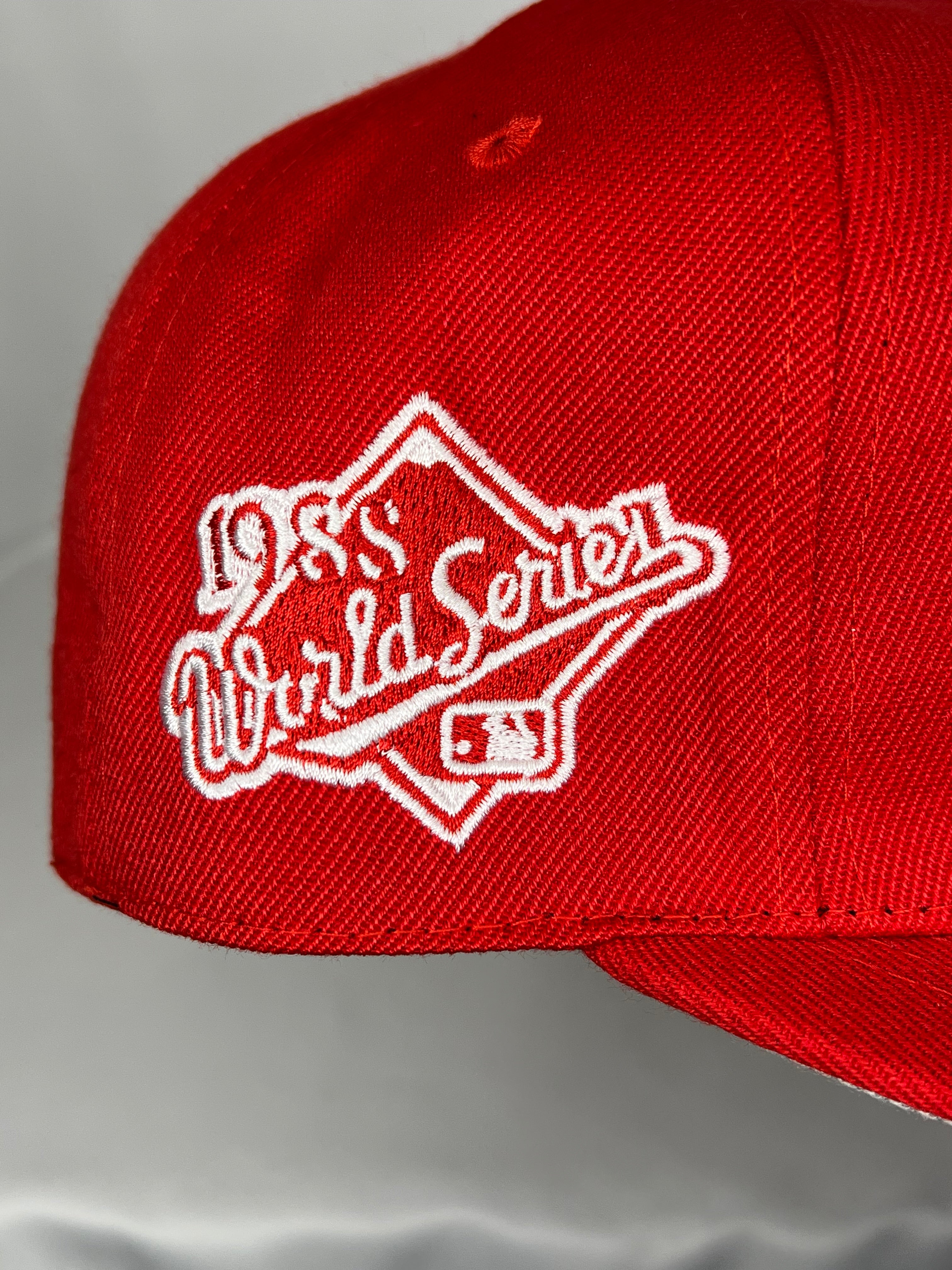 Los Angeles Dogders MLB New Era 59FIFTY Fitted Hat 1988 World Series Patch