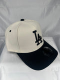 Los Angeles Dodgers MLB New Era 9forty A-Frame - Black & White Rose Edition