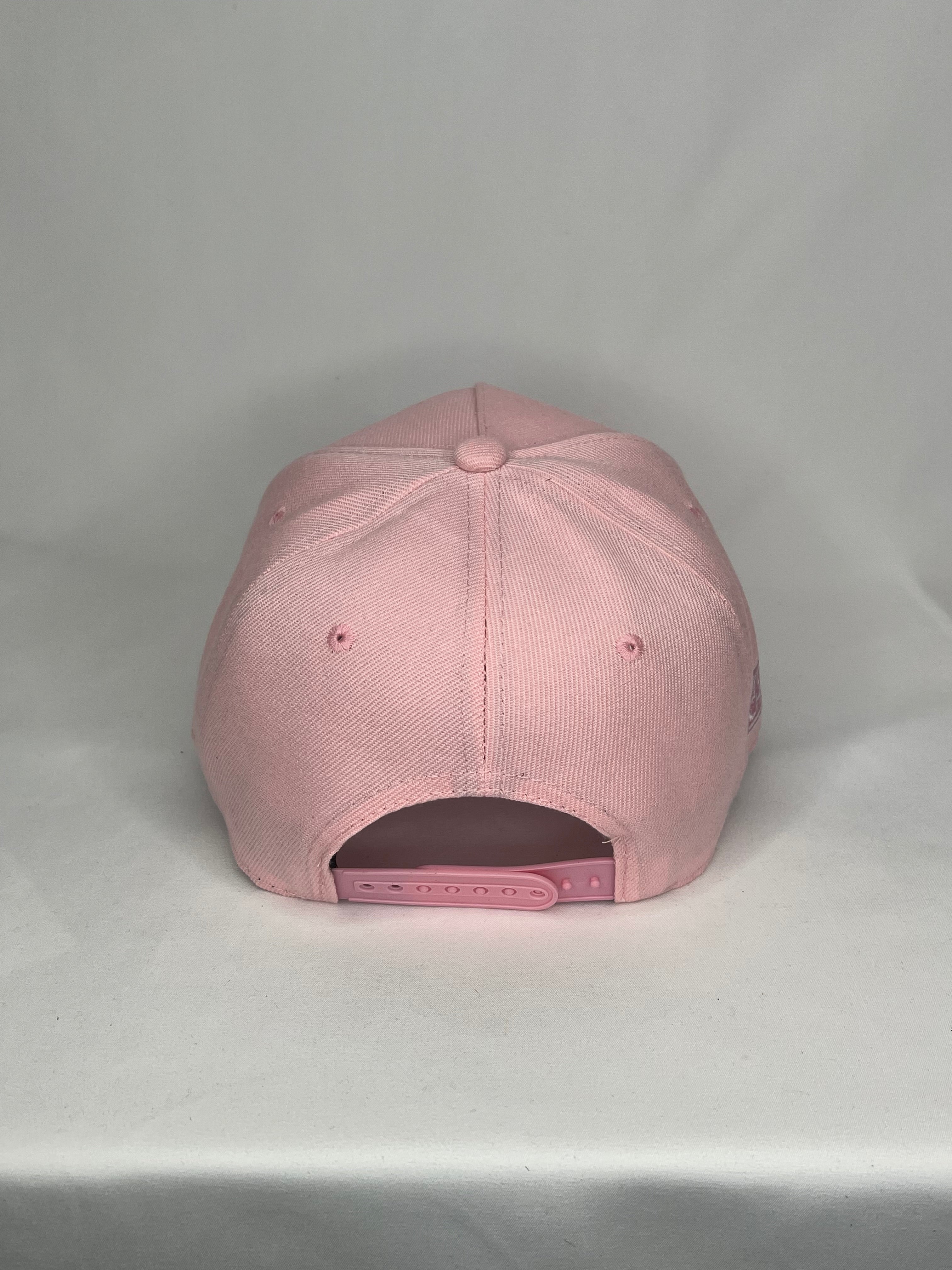 Los Angeles Dodgers MLB New Era 9Forty A-Frame Snapback 2020 World Series Champions Patch - Pink