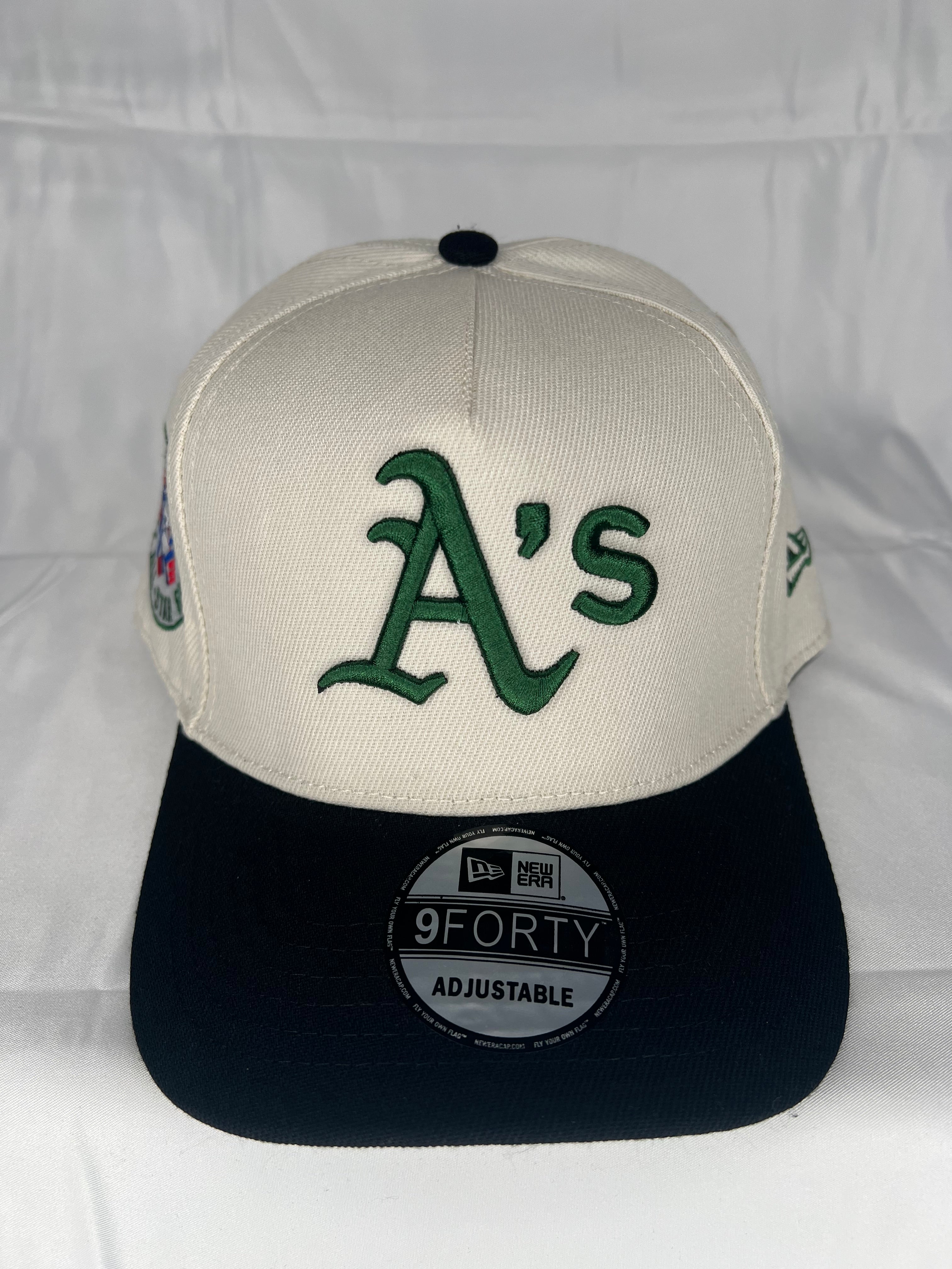 Oakland Athletics New Era 9Forty A-Frame Snapback 1987 All Star Game Patch - White & Black Edition