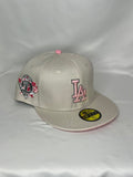 Los Angeles Dodgers MLB New Era 59FIFTY Fitted Hat Sakura D Patch