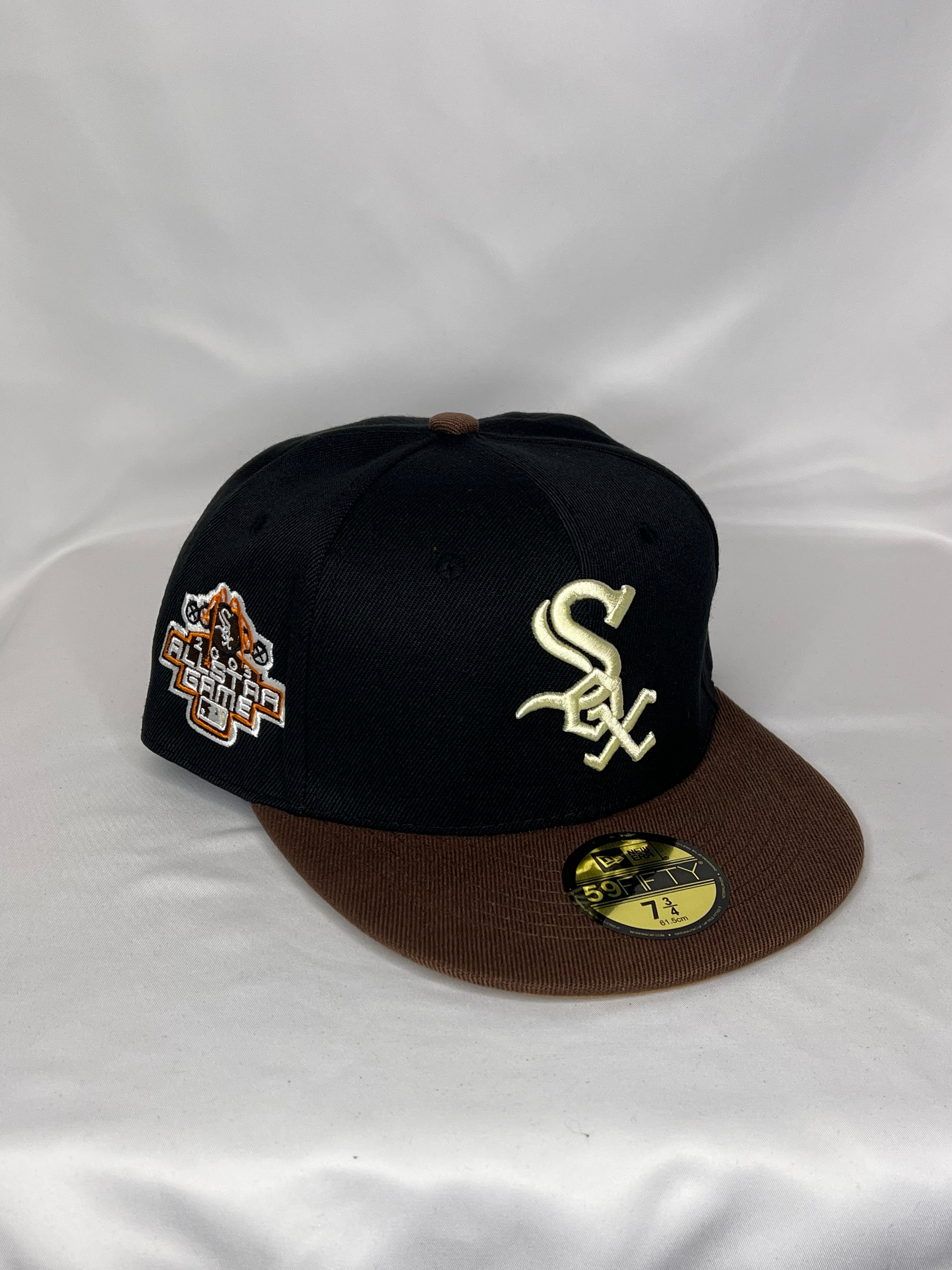 Chicago White Sox MLB New Era 59FIFTY Fitted Hat 2003 All Star Game Brown