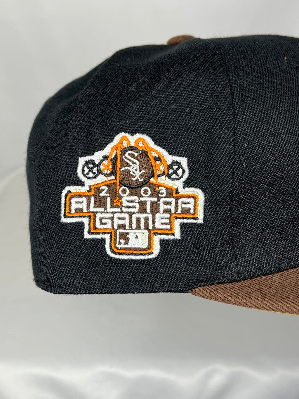 Chicago White Sox MLB New Era 59FIFTY Fitted Hat 2003 All Star Game Brown