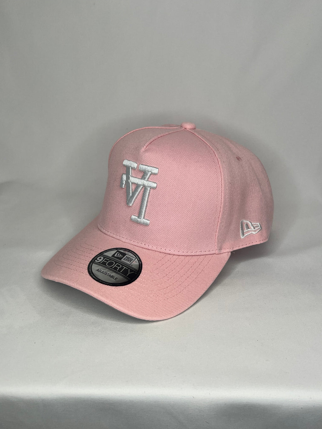 Los Angeles Dodgers MLB New Era 9Forty A-Frame Snapback 2020 World Series Champions Patch - Pink